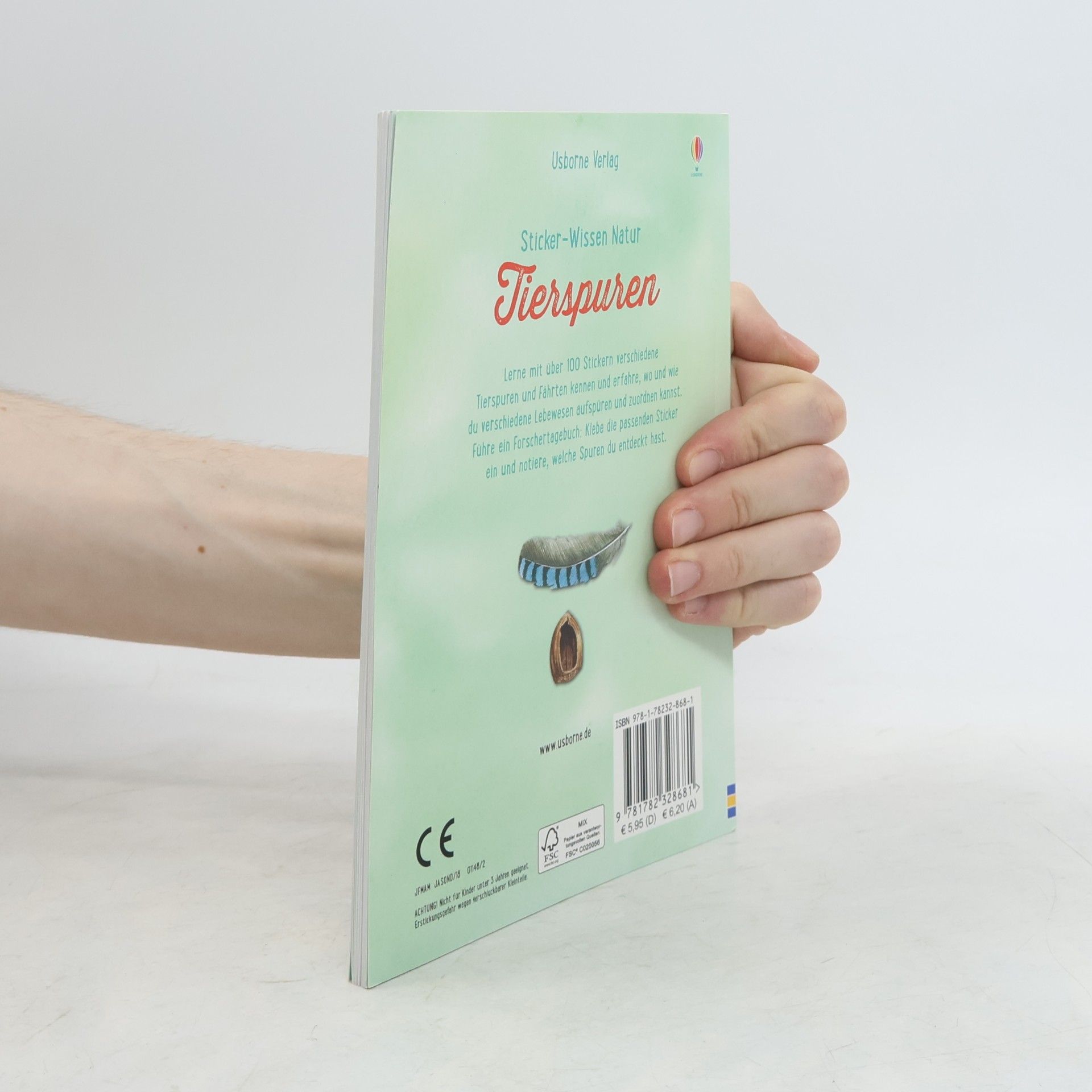 Alfred Leutscher Sticker-Wissen Natur: Tierspuren