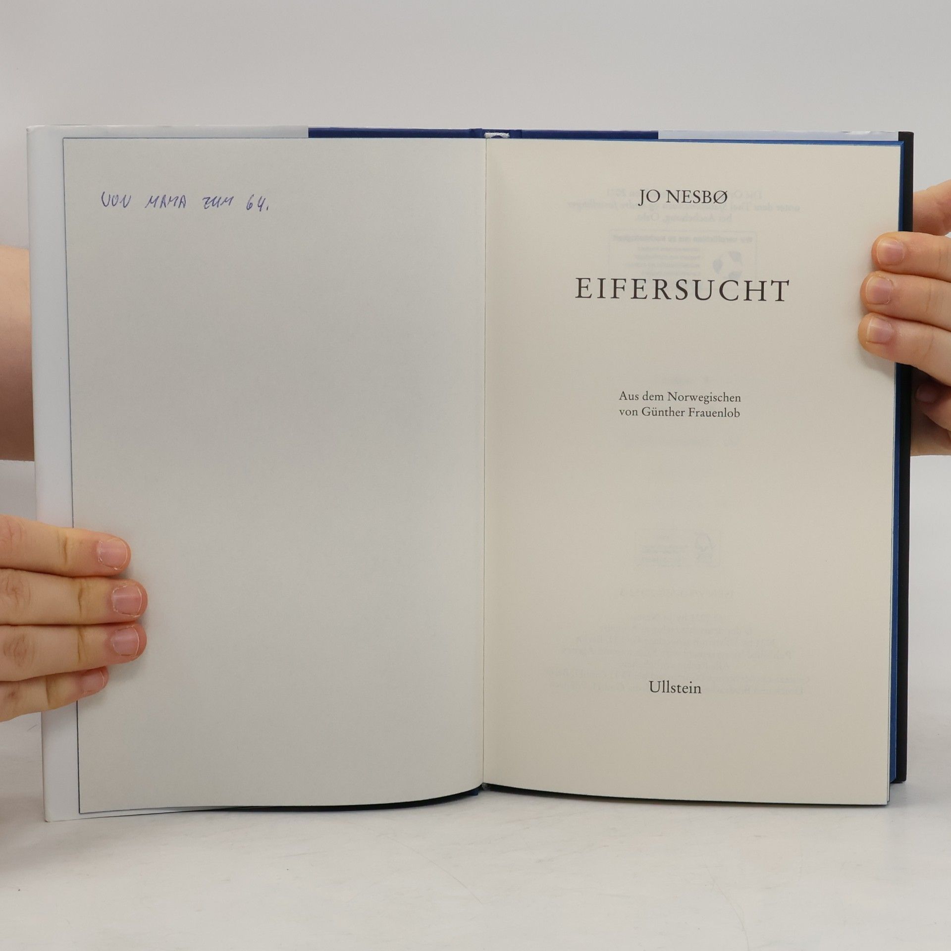 Jo Nesbø Eifersucht