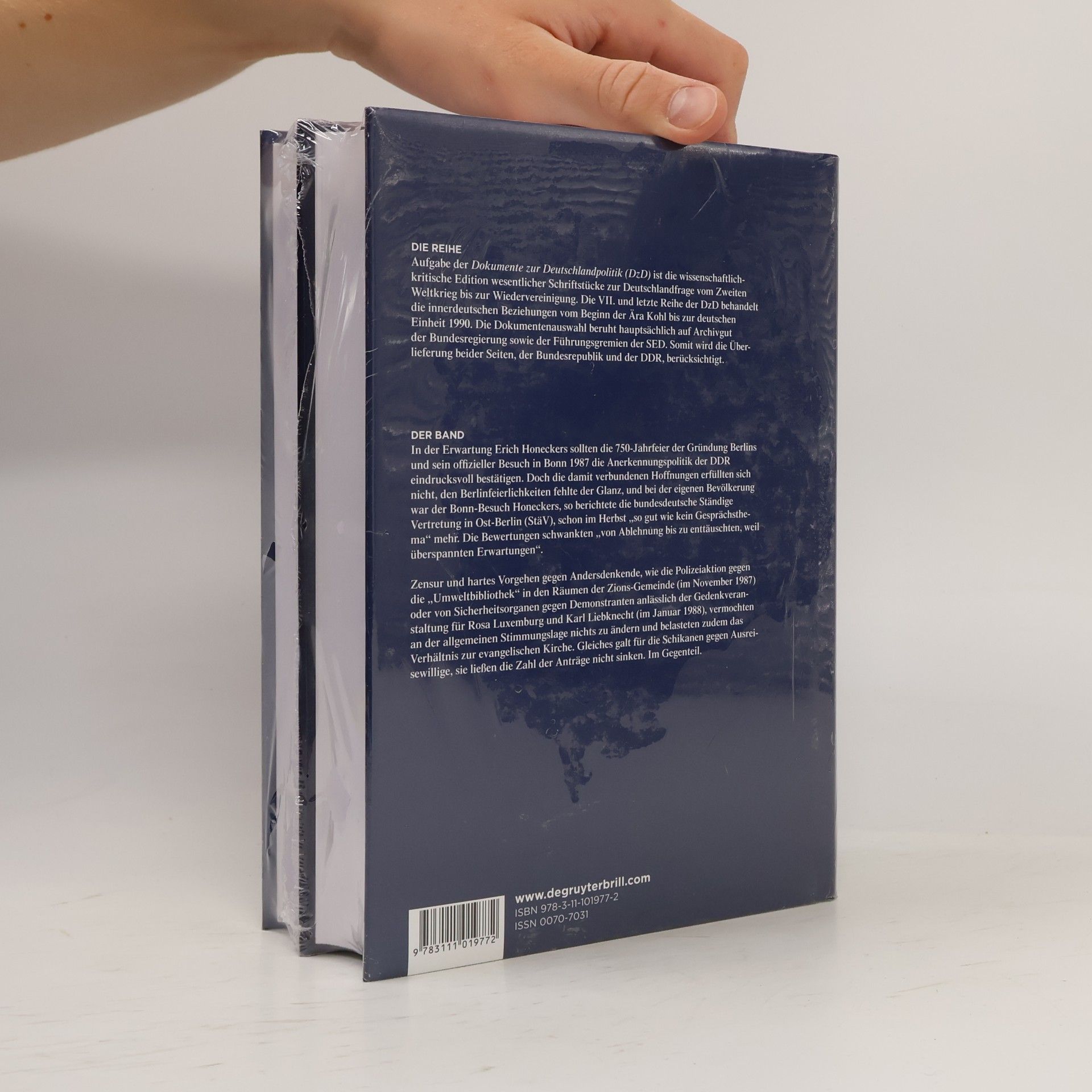 Various authors Dokumente zur Deutschlandpolitik 1-2
