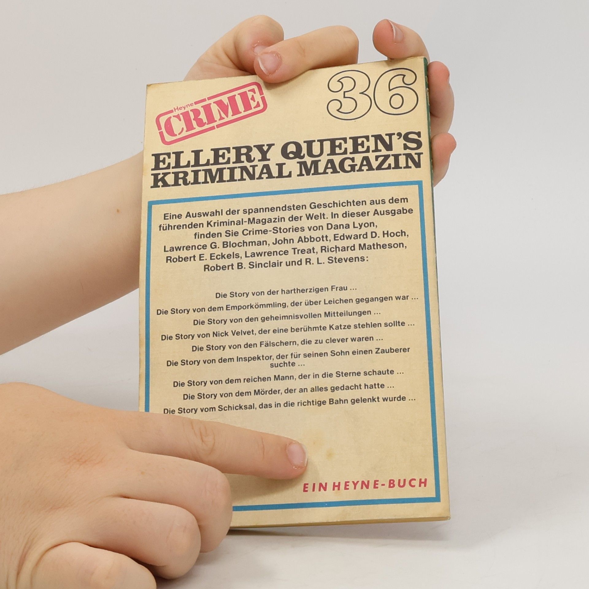 Ellery Queen Ellery Queen's Kriminal Magazin 36