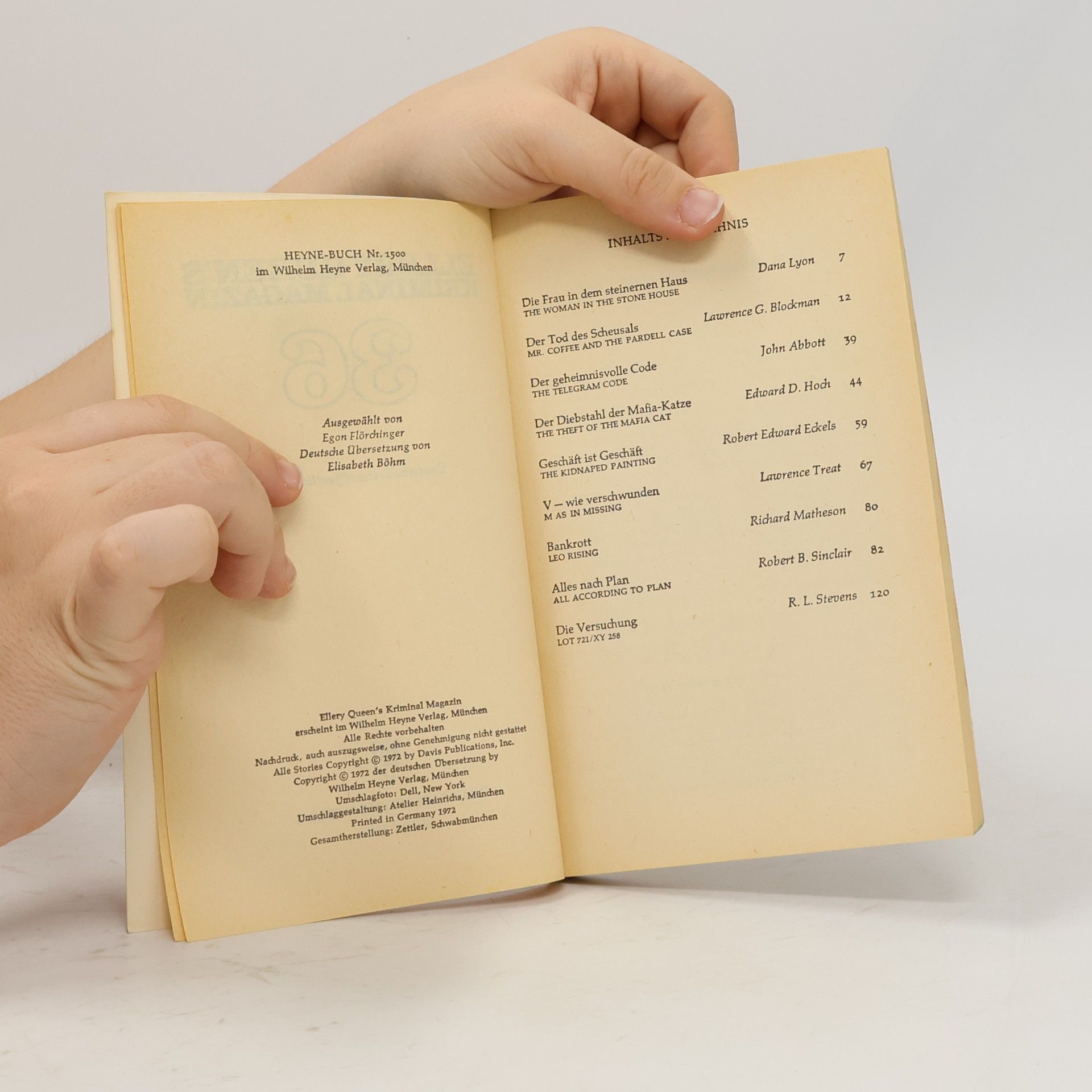 Ellery Queen Ellery Queen's Kriminal Magazin 36