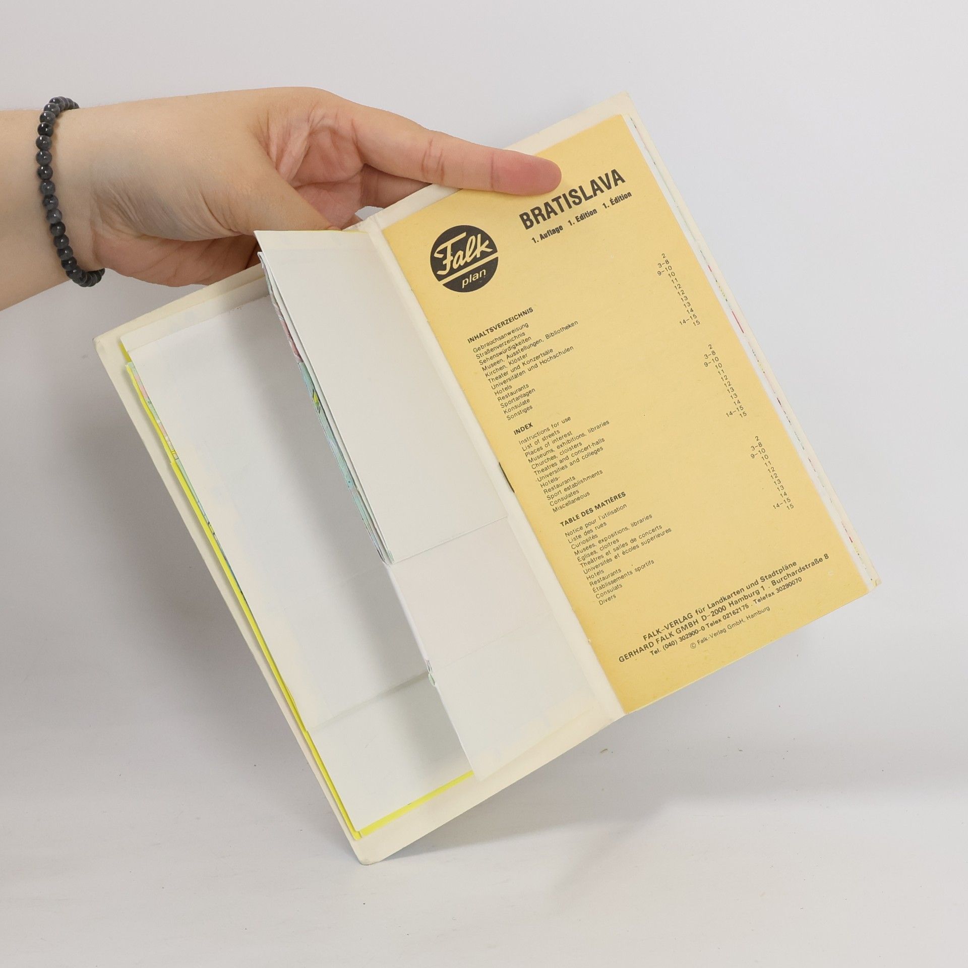 Falk-Verlag AG Falkplan: Bratislava-Pressburg