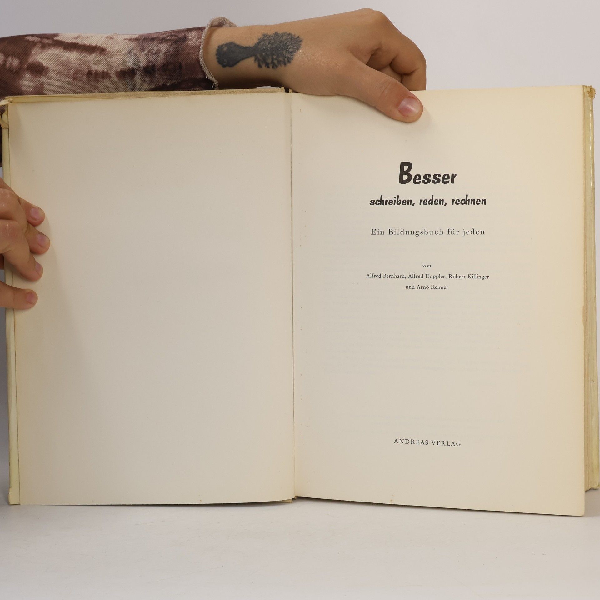 Robert Killinger Besser schreiben, reden, rechnen. Ein Bildungsbuch für jeden