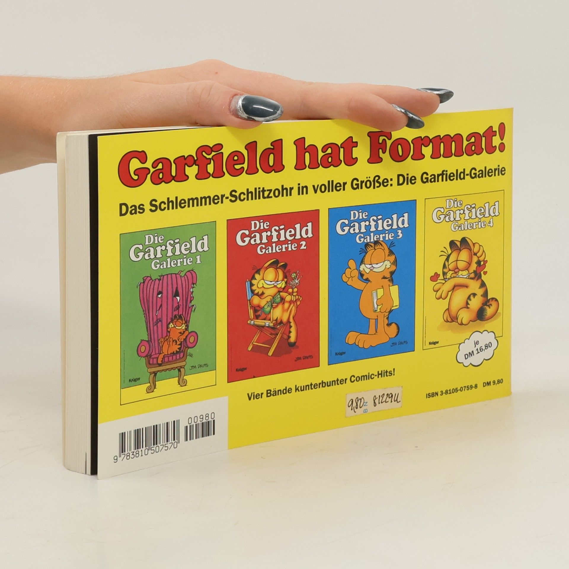 Jim Davis Garfield spielt auf Zeit