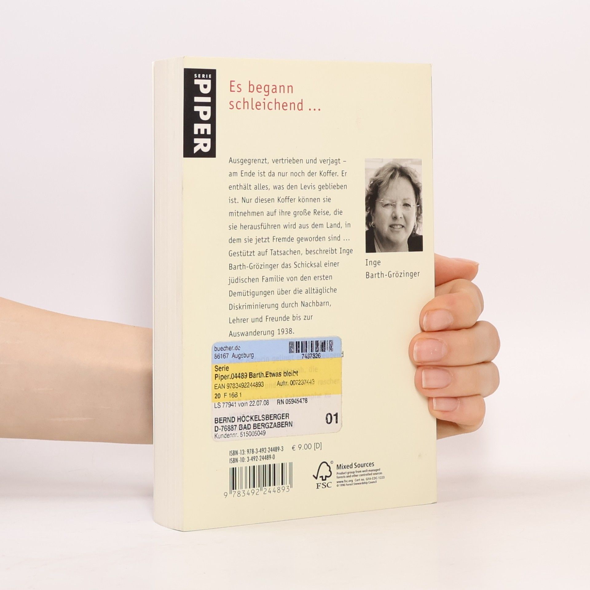 Inge Barth-Grözinger Etwas bleibt