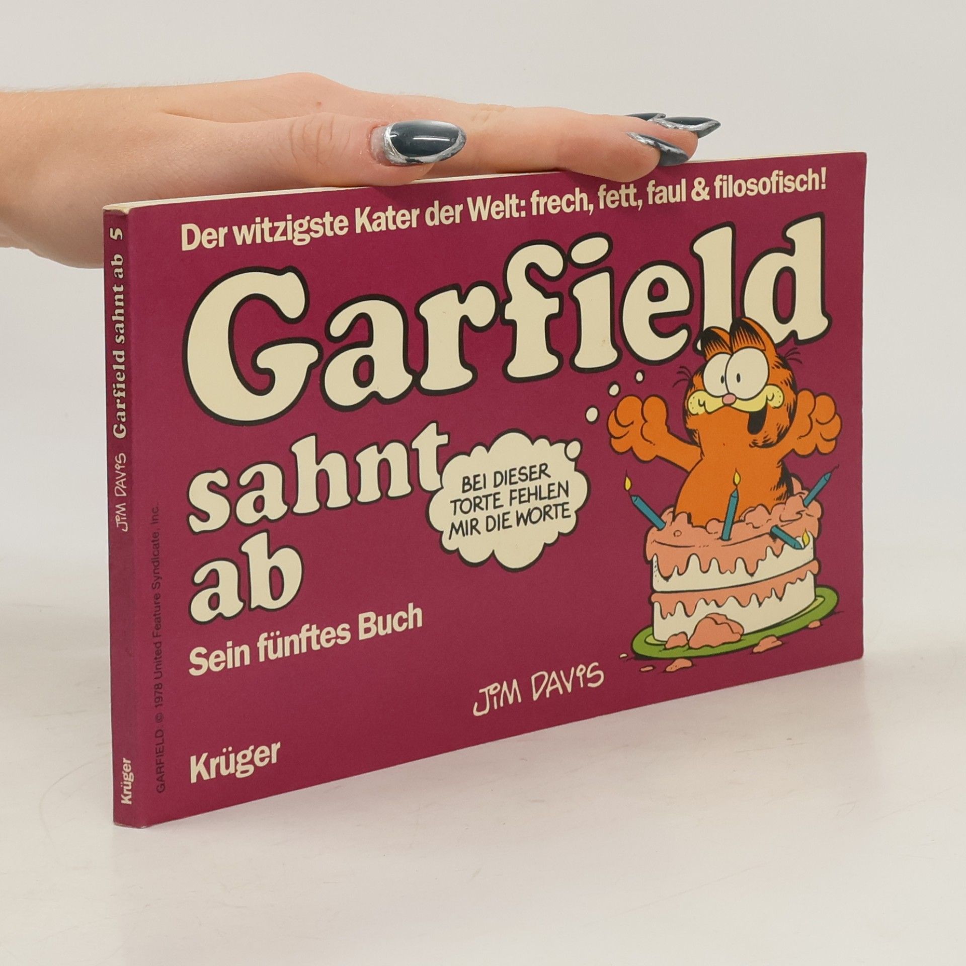 Jim Davis Garfield sahnt ab