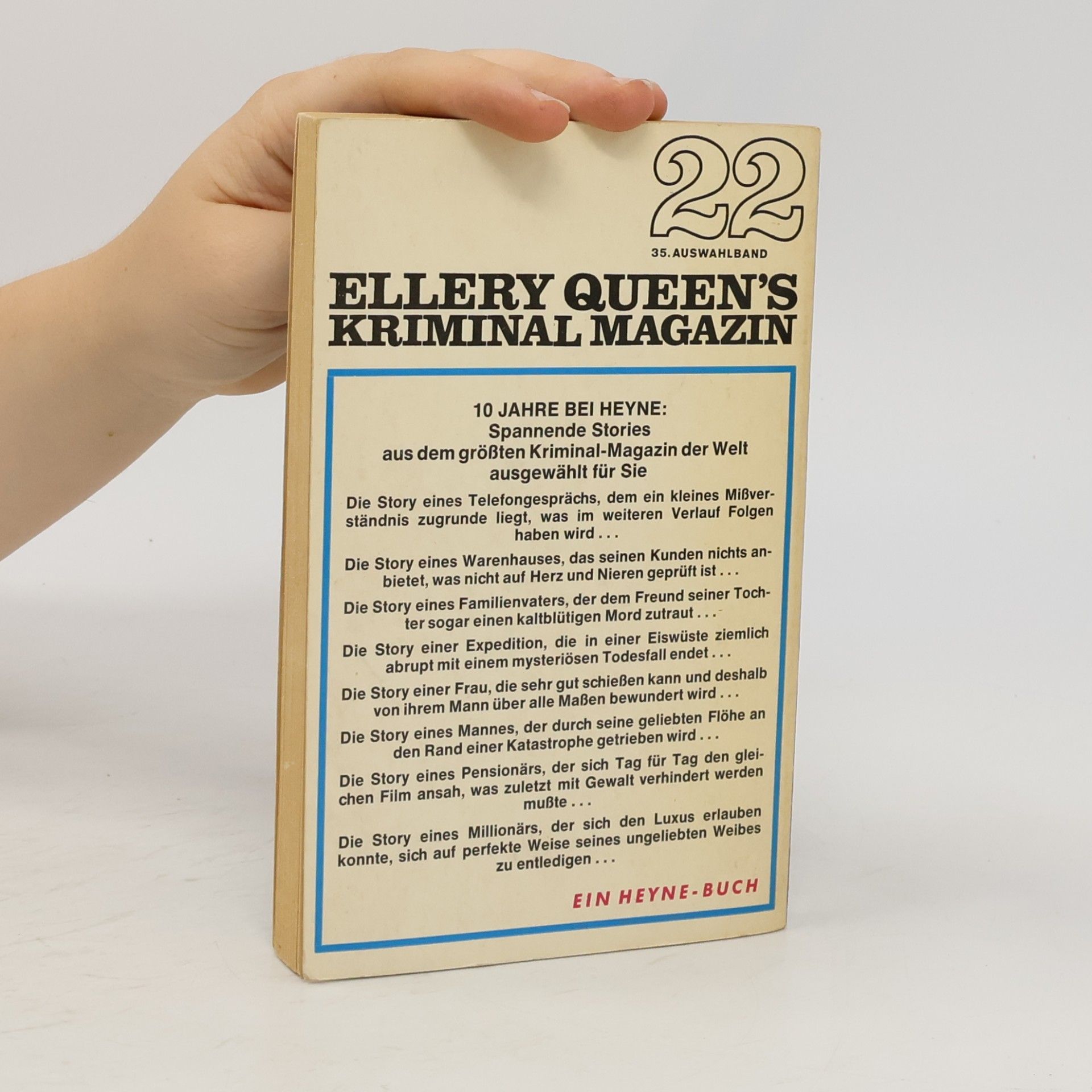 Ellery Queen Ellery Queen´s Kriminal Magazin 22
