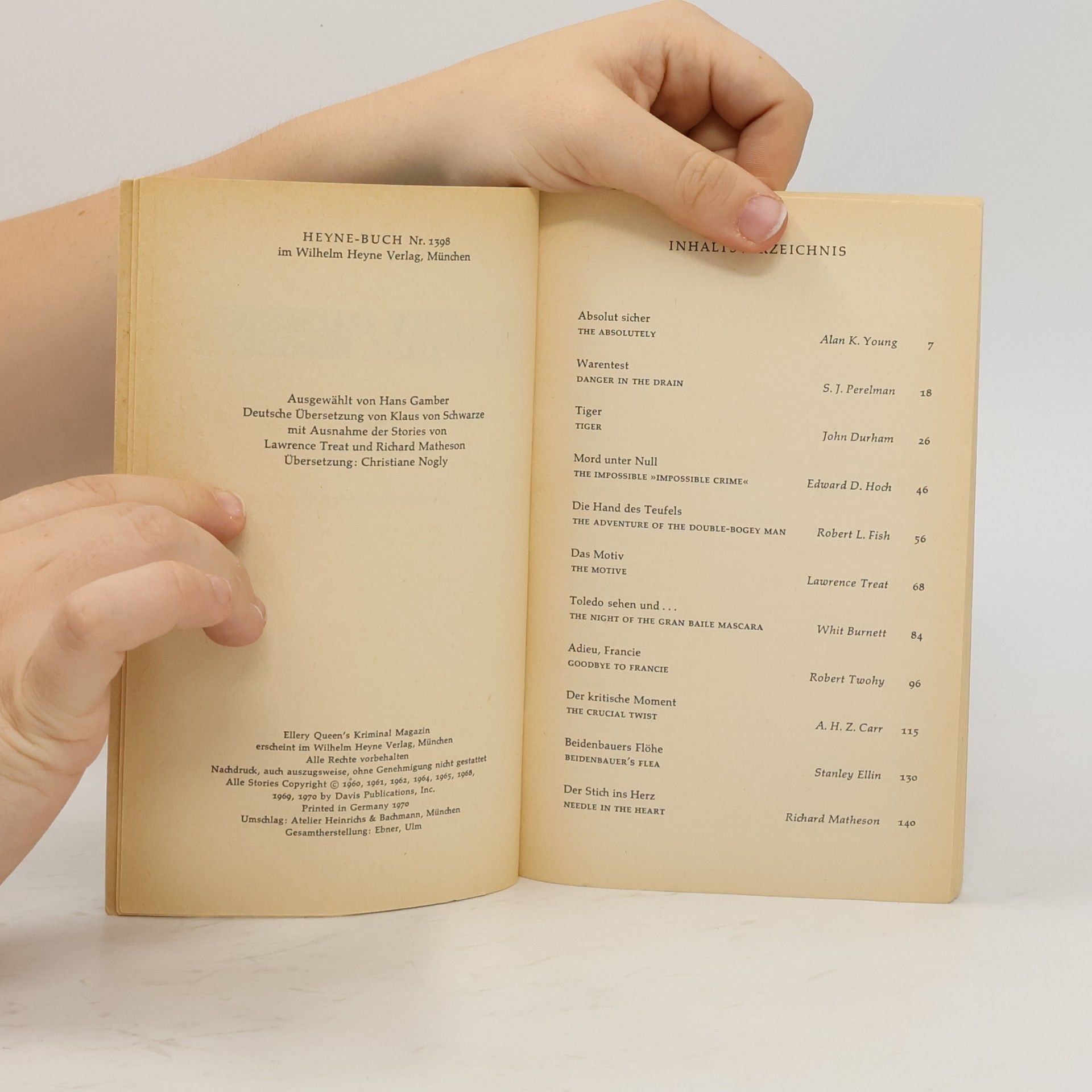 Ellery Queen Ellery Queen´s Kriminal Magazin 22