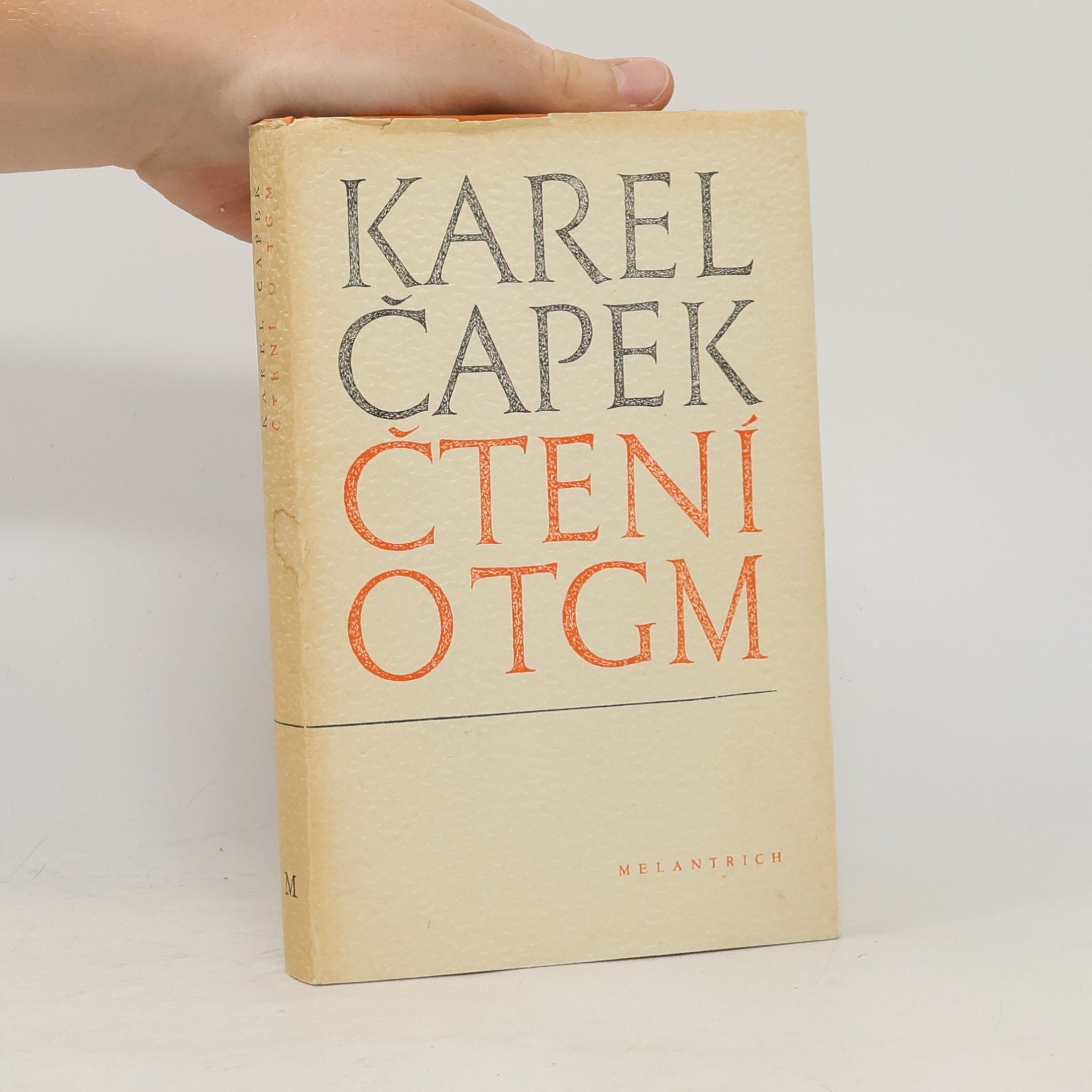 Karel Čapek Čtení o T. G. Masarykovi