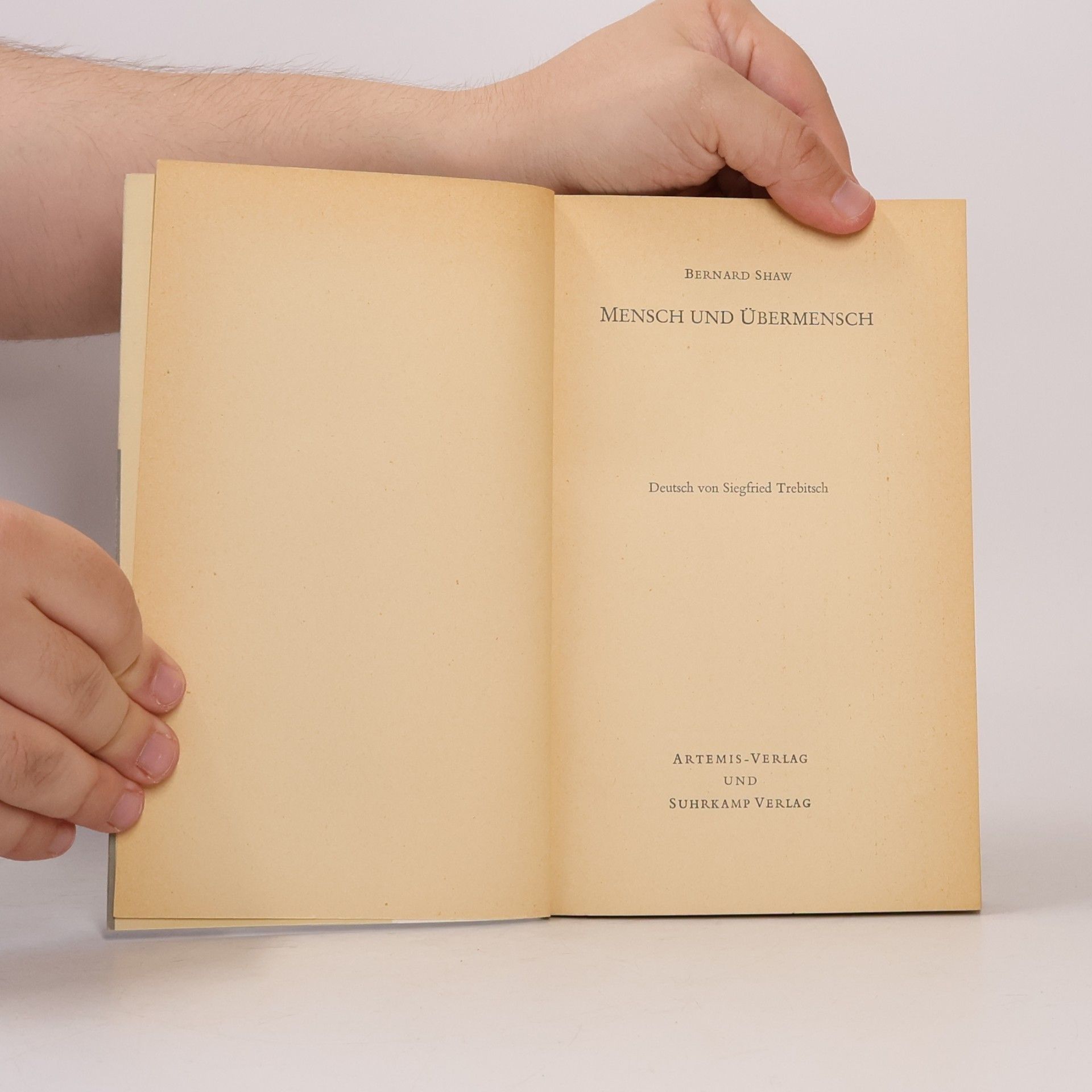 George Bernard Shaw Mensch und Übermensch