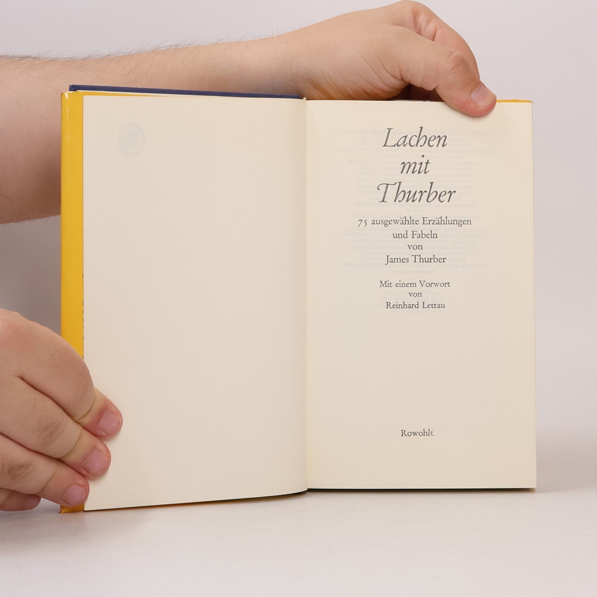 James Thurber Lachen mit Thurber