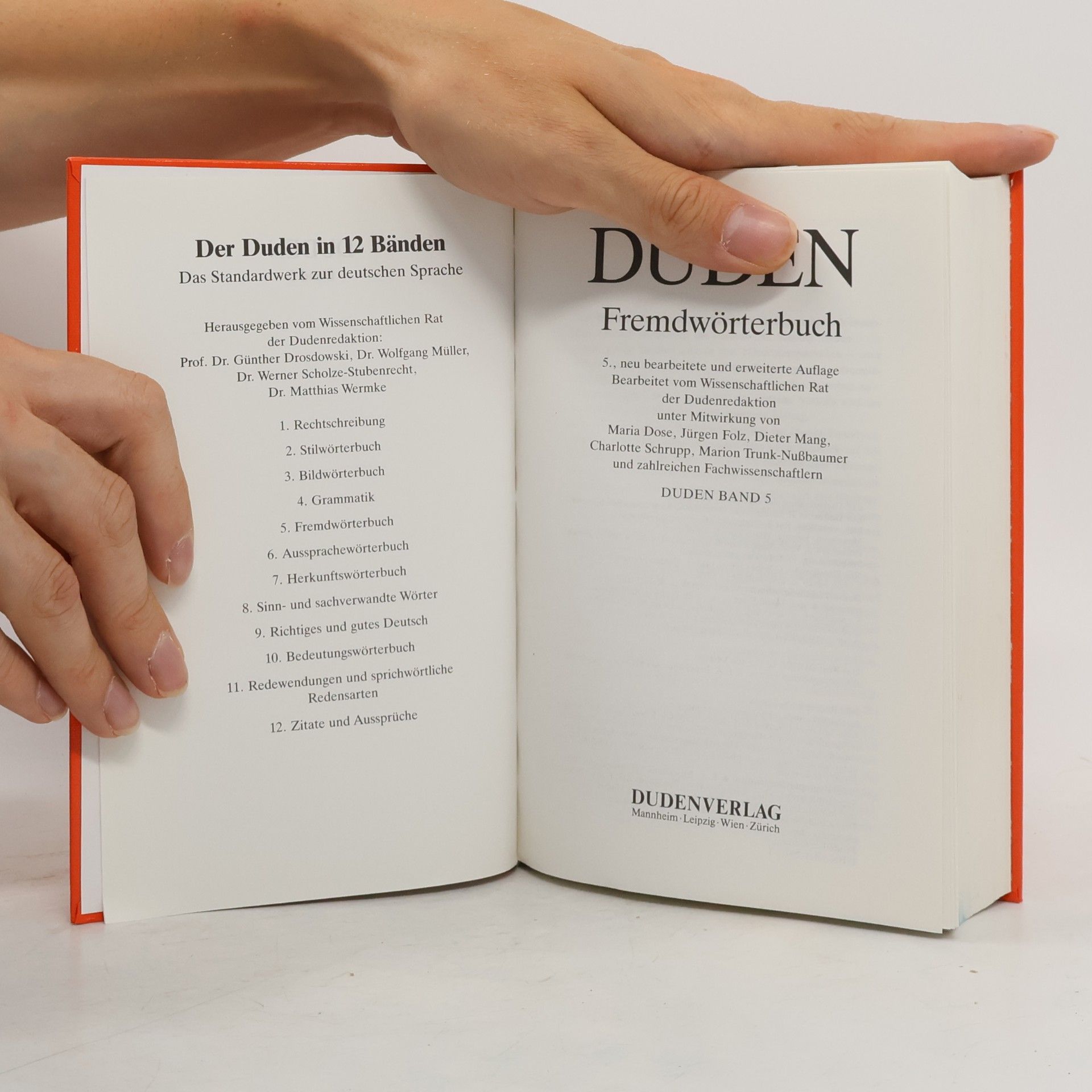 Various authors Duden: Das Fremdwörterbuch