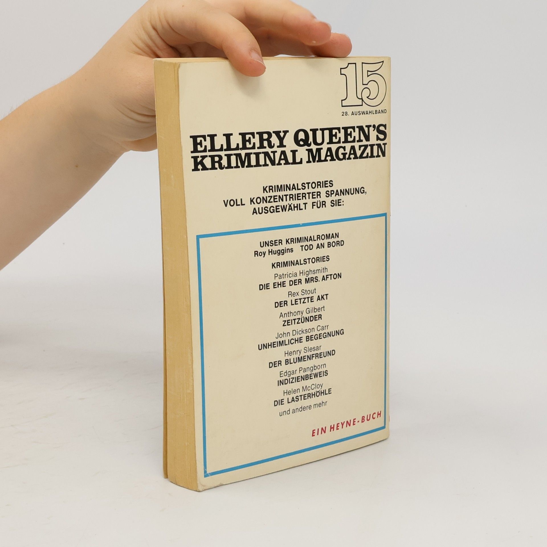 Ellery Queen Ellery Queen's Kriminal Magazin 15