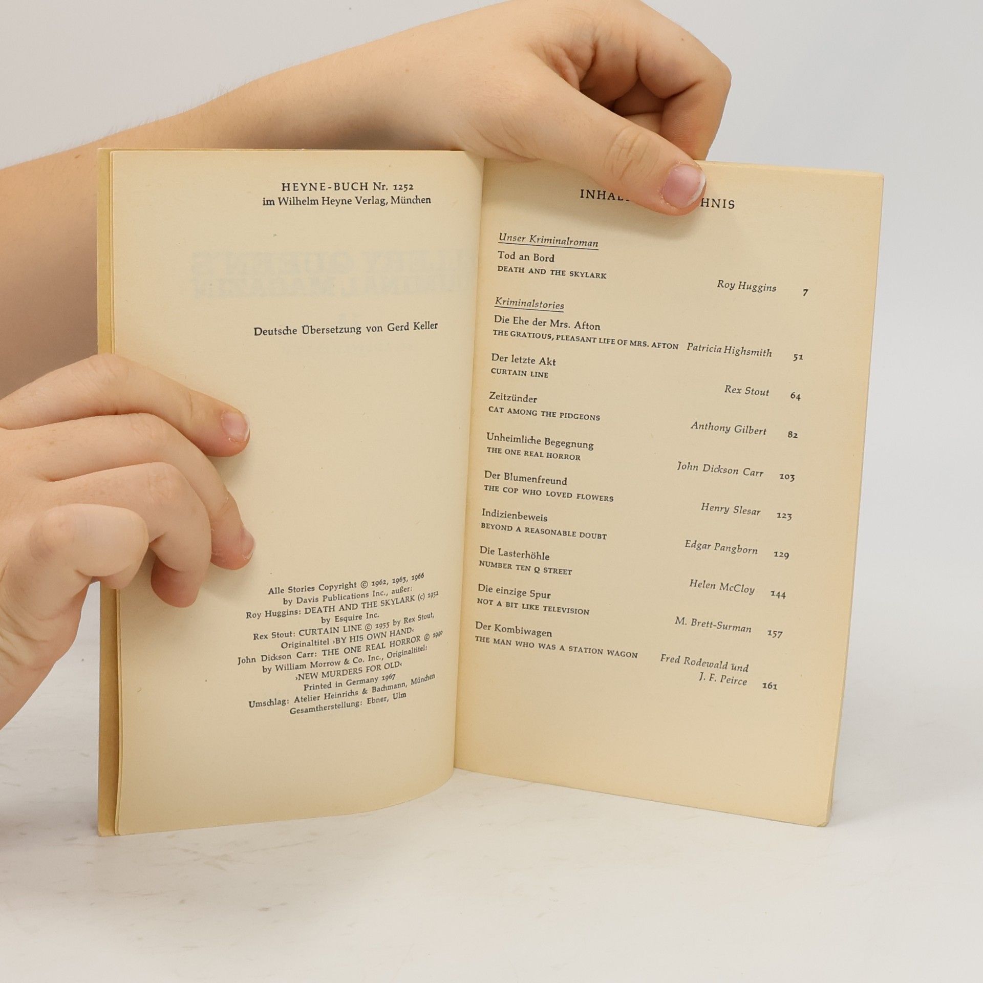 Ellery Queen Ellery Queen's Kriminal Magazin 15