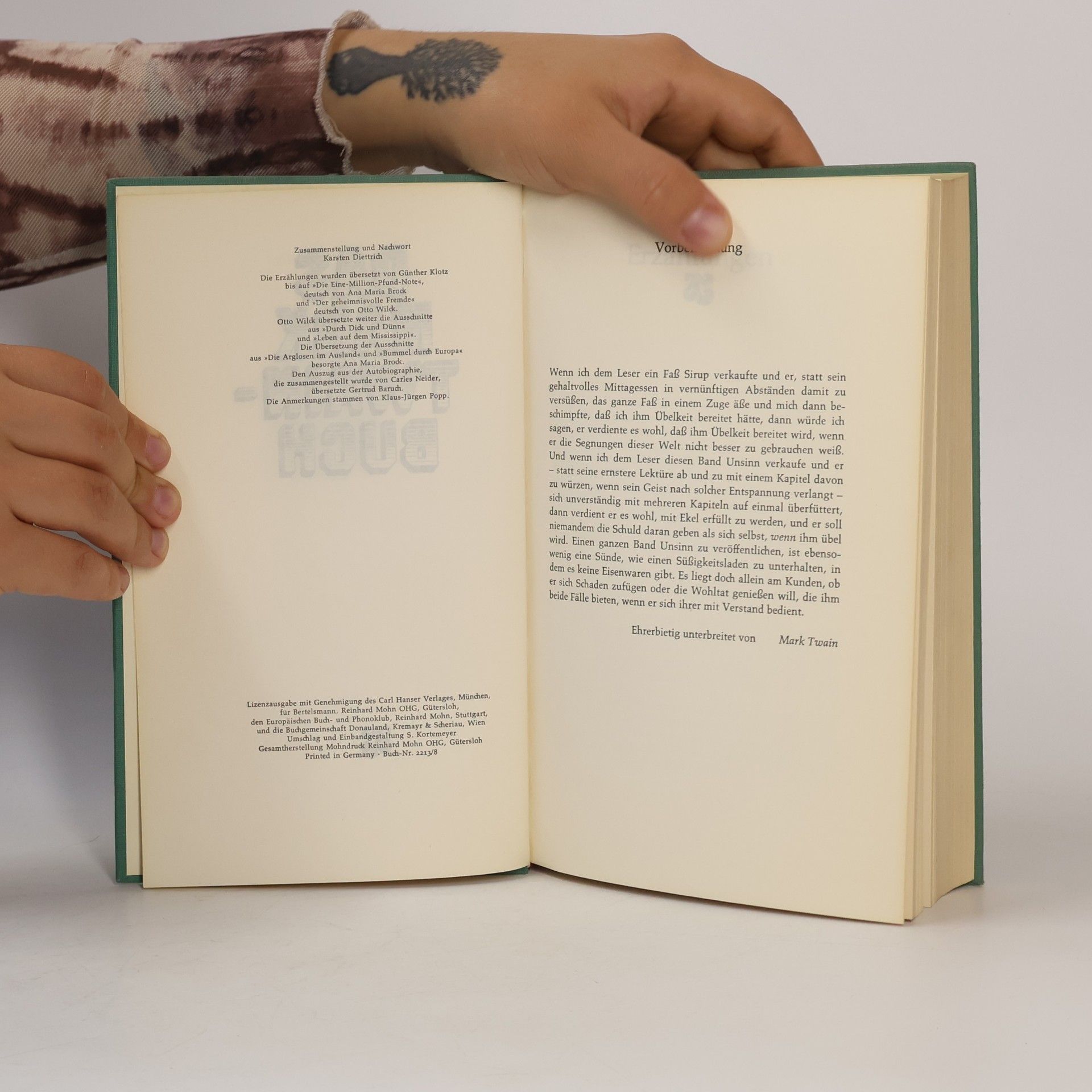 Collectif d'auteurs Das Mark-Twain-Buch
