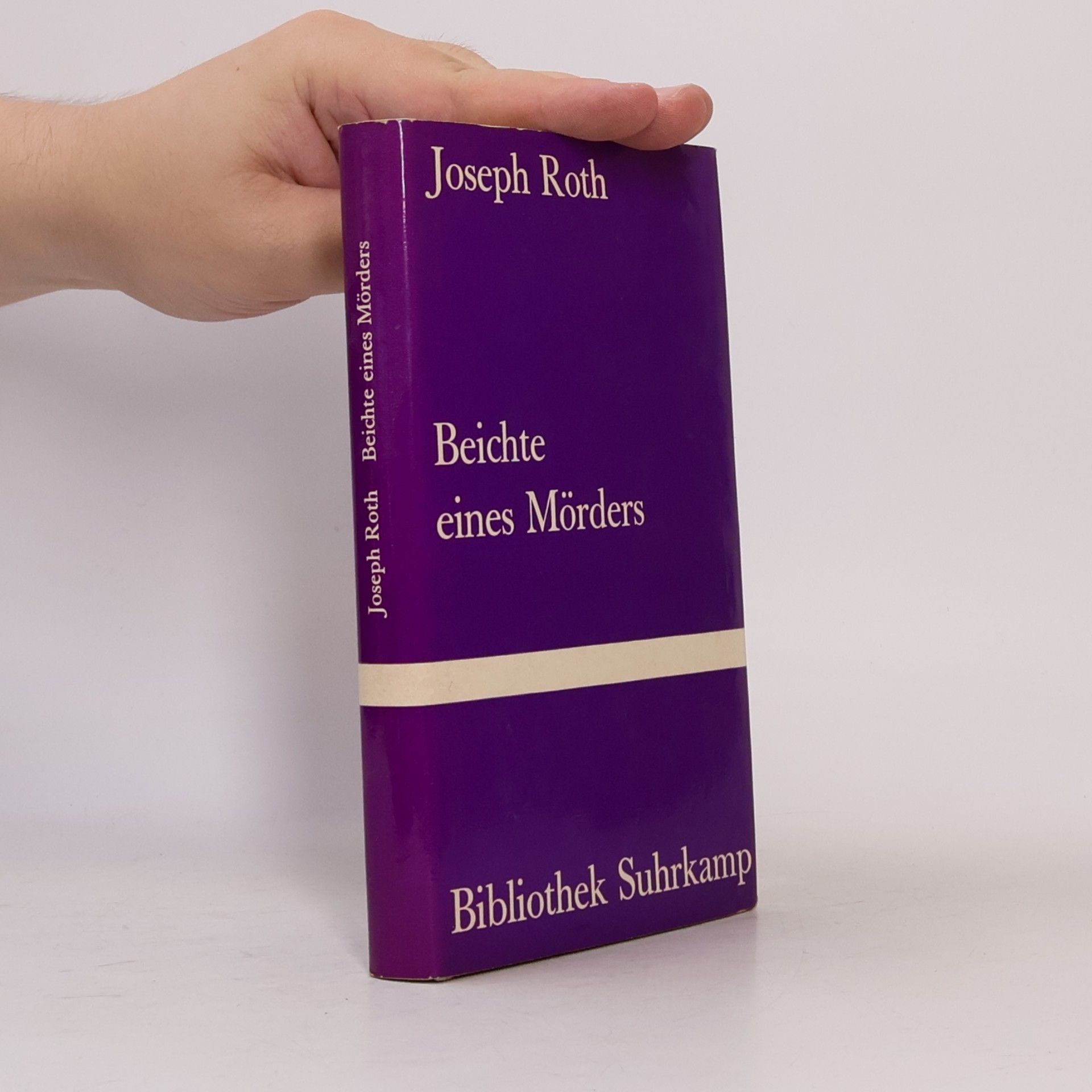 Joseph Roth Beichte eines Mörders