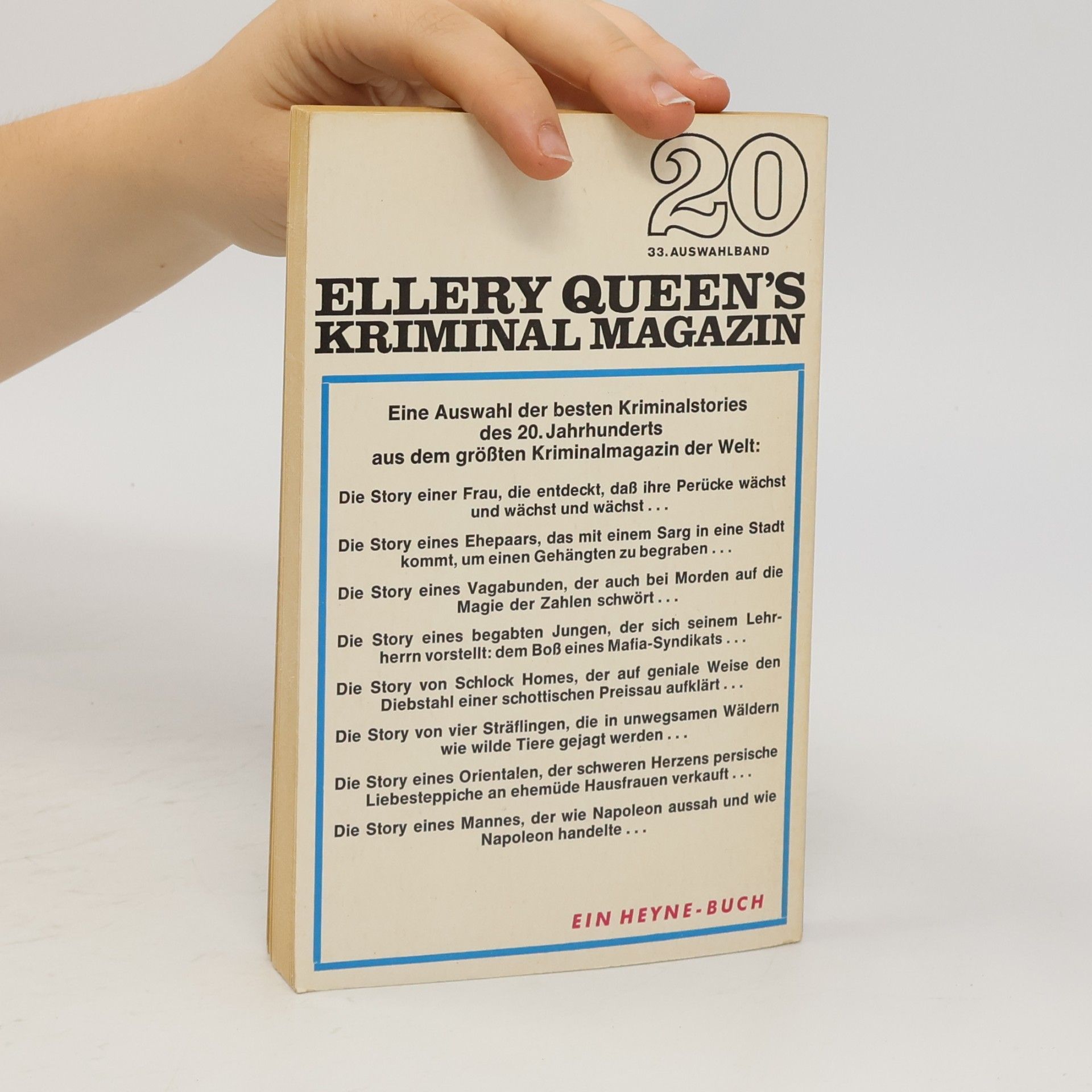 Ellery Queen Ellery Queen's Kriminal Magazin 20
