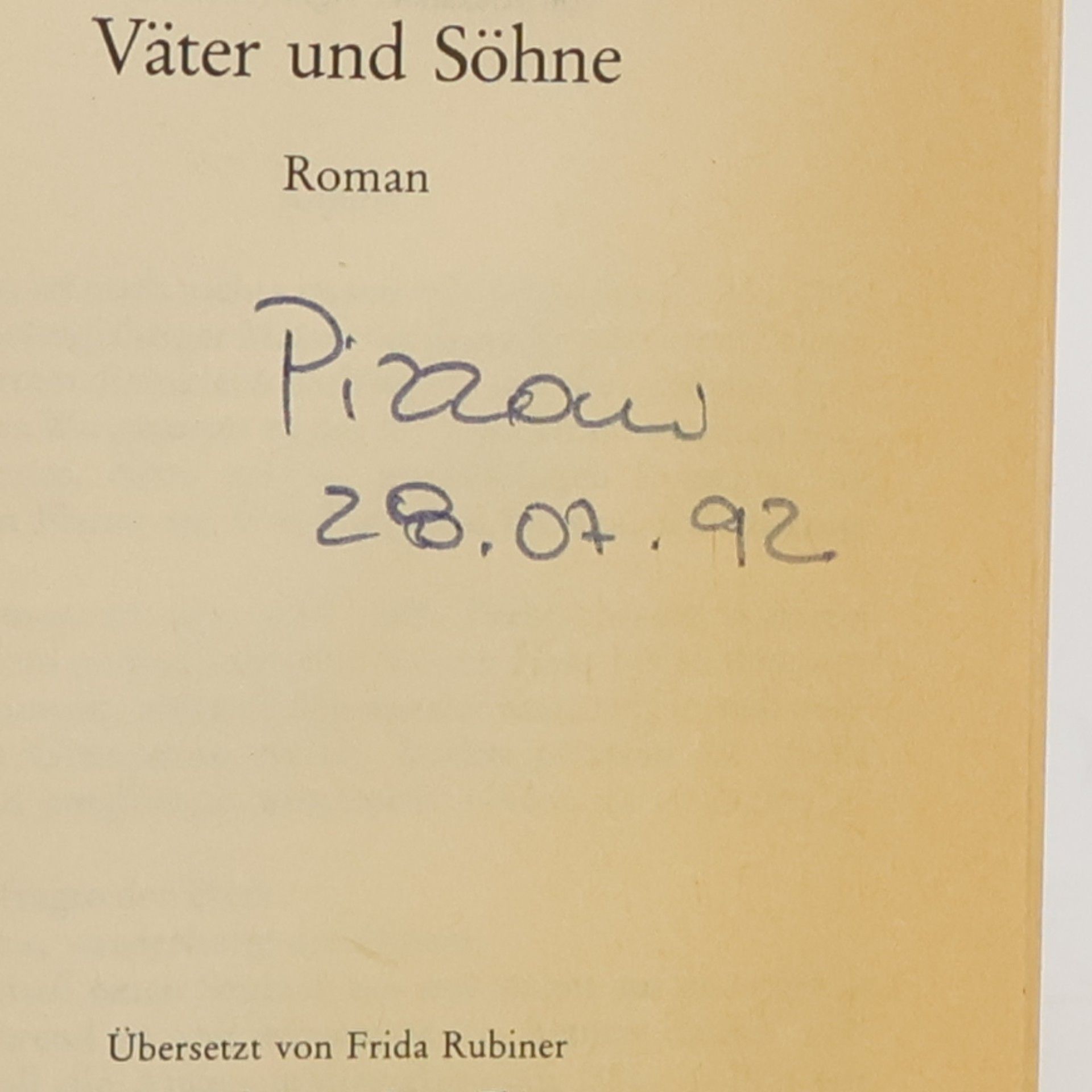 Turgenev Ivan Sergeevich Väter und Söhne