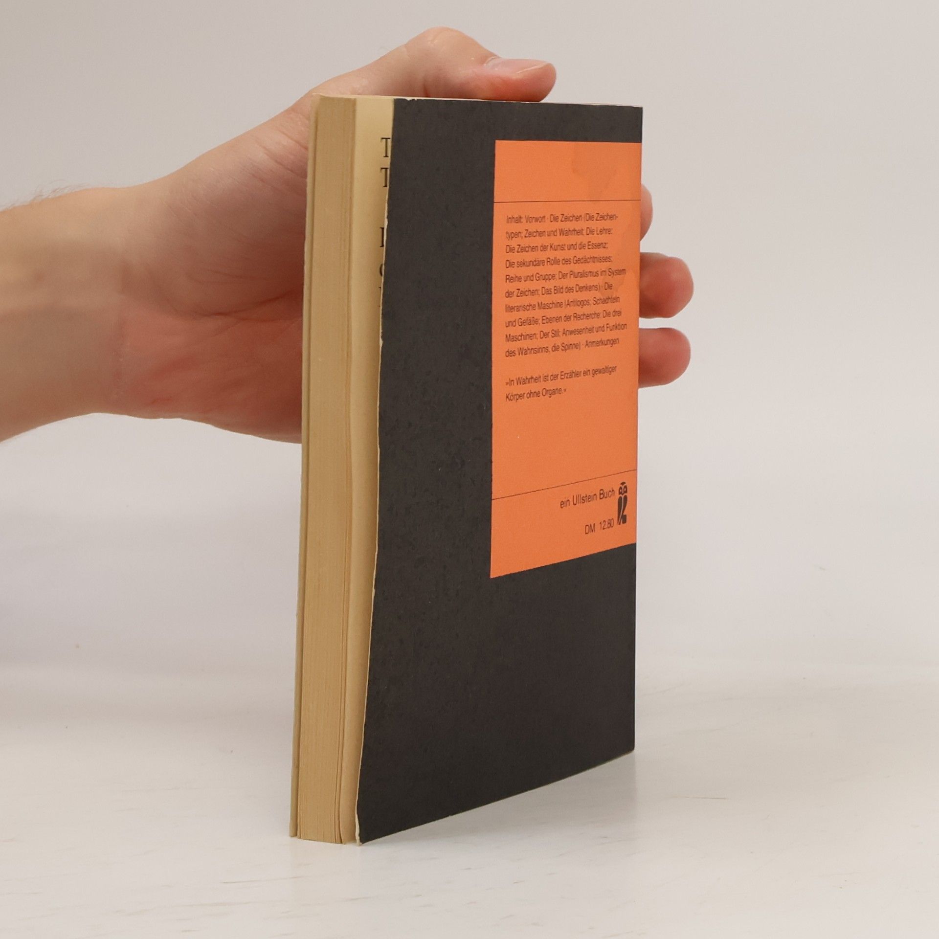 Gilles Deleuze Proust und die Zeichen