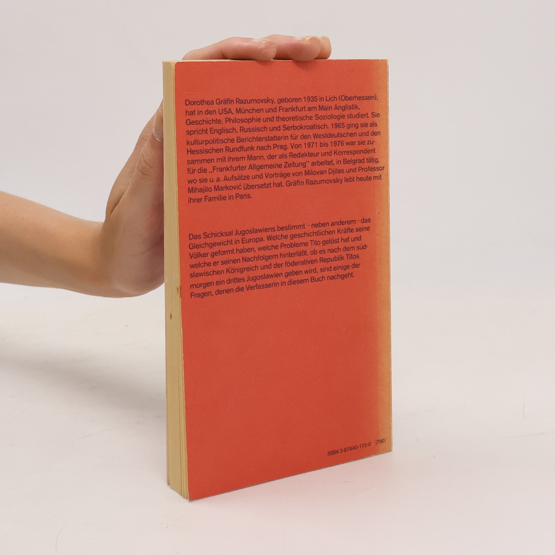 Dorothea Razumovsky Ploetz-Taschenbücher zum Zeitgeschehen - 2: Titos Erbe