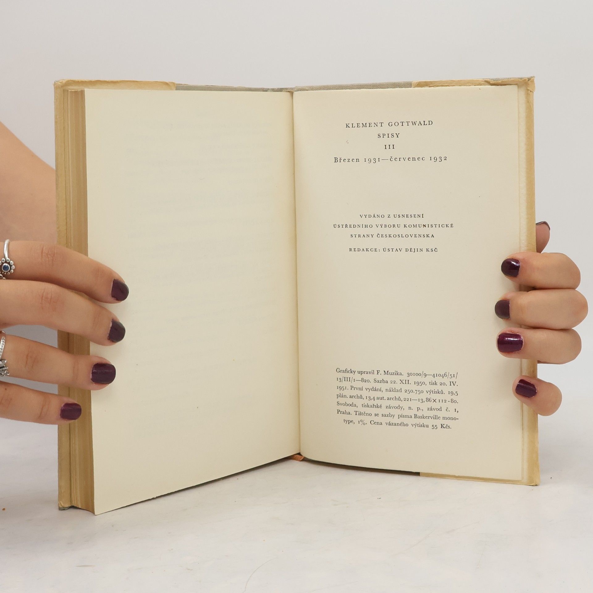 Klement Gottwald Klement Gottwald spisy III. 1931-1932
