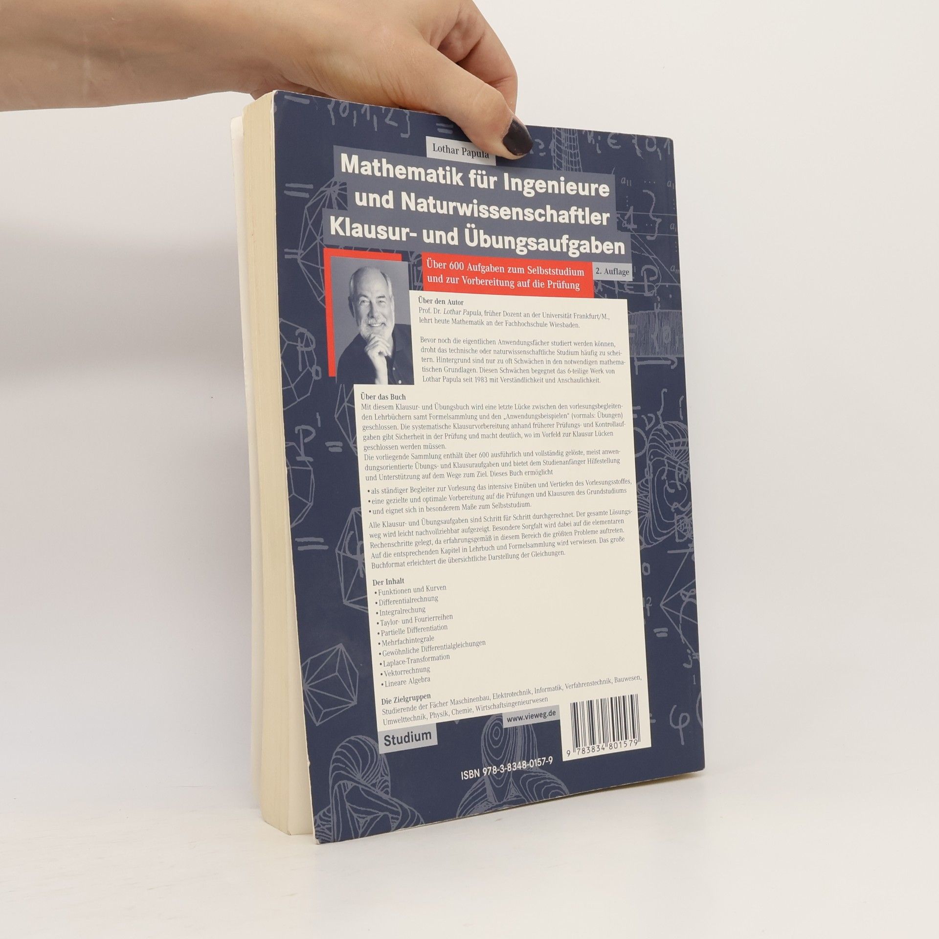 Lothar Papula Mathematik für Ingenieure und Naturwissenschaftler - Klausur- und Übungsaufgaben