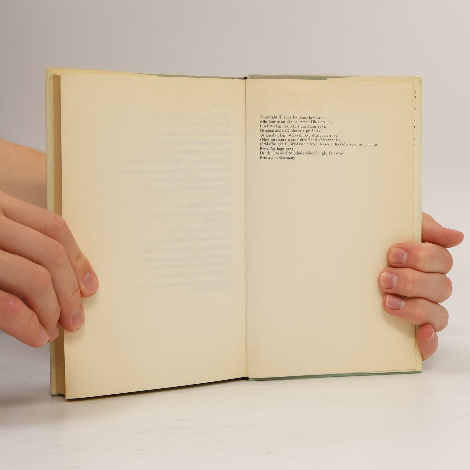 Stanisław Lem Die volkommene Leere