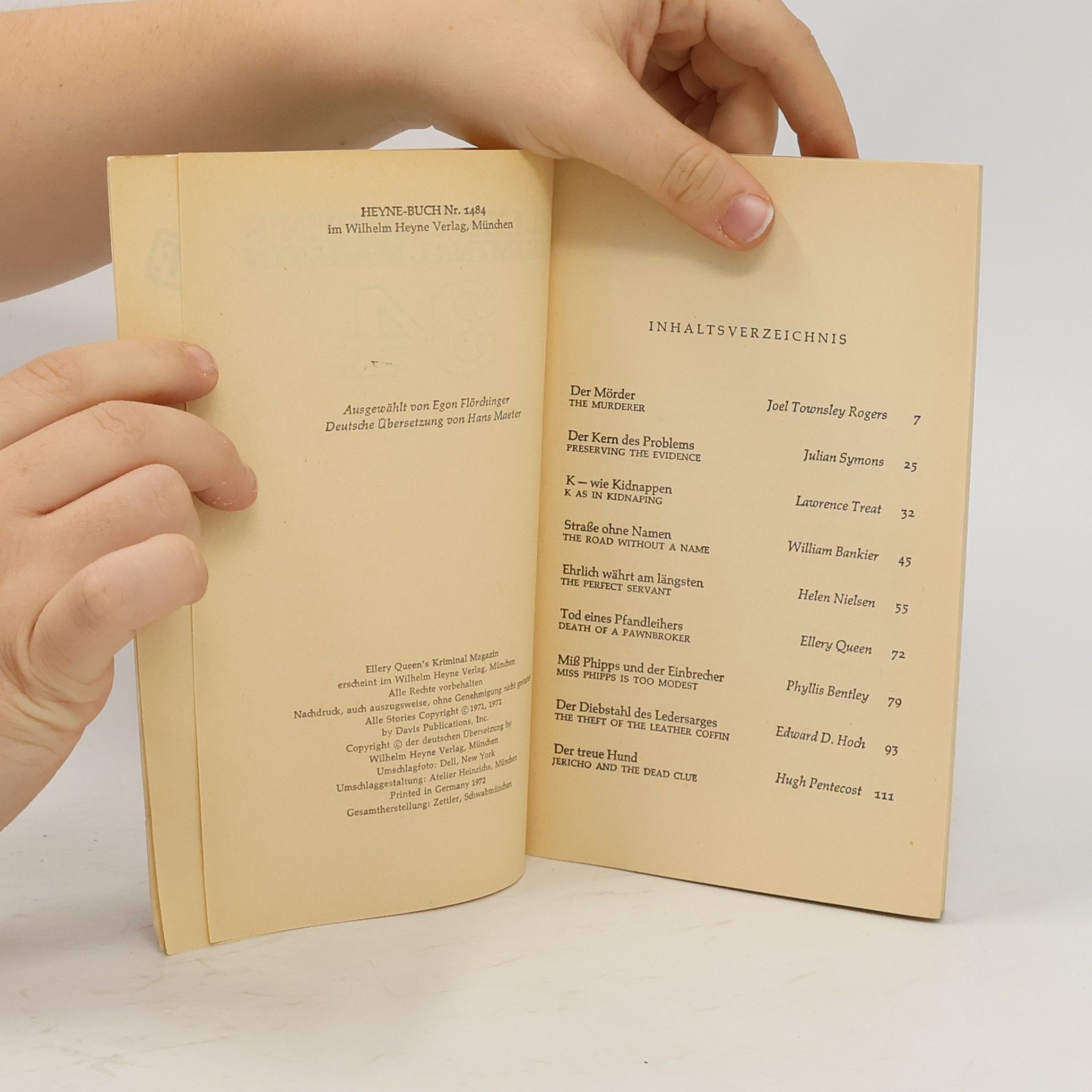Various authors Ellery Queen´s Kriminal Magazin 34