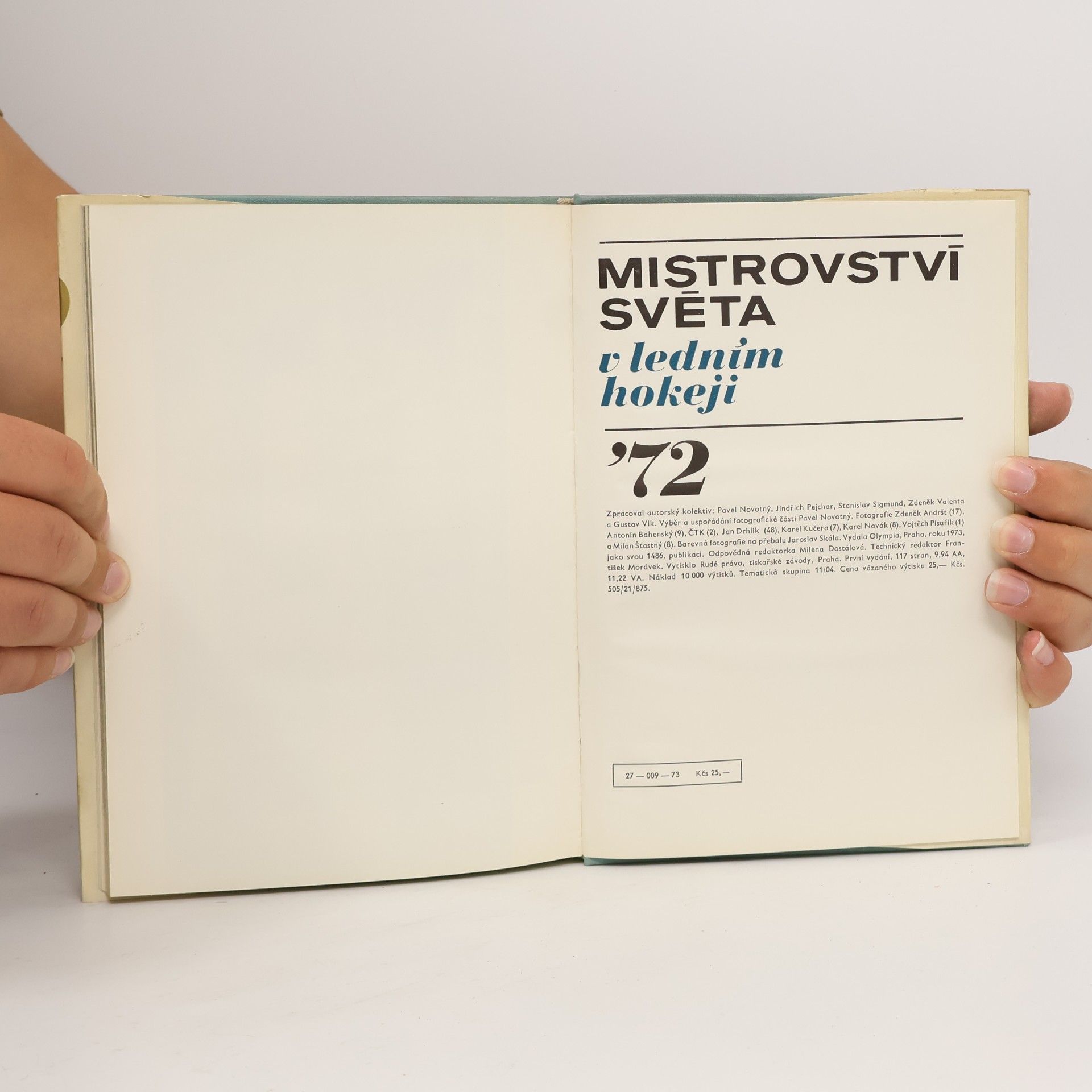 Autorenkollektiv Mistrovství světa v ledním hokeji '72