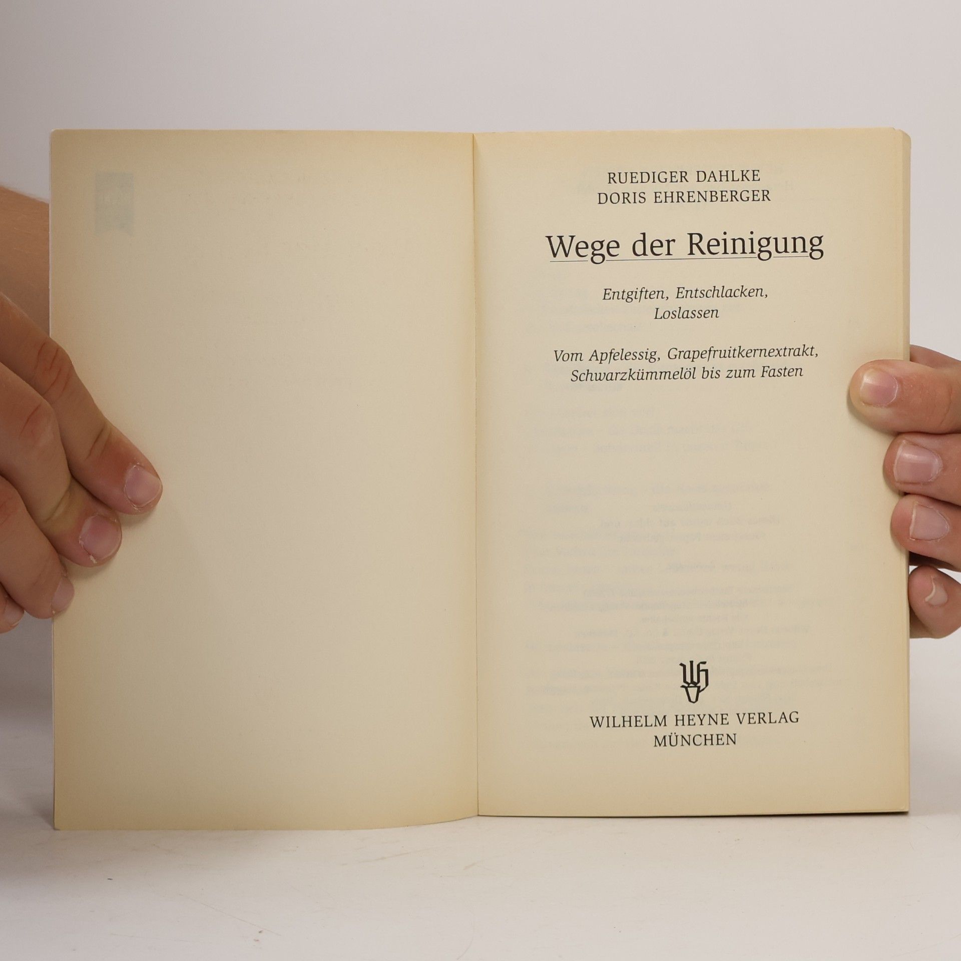 Doris Ehrenberger Wege der Reinigung