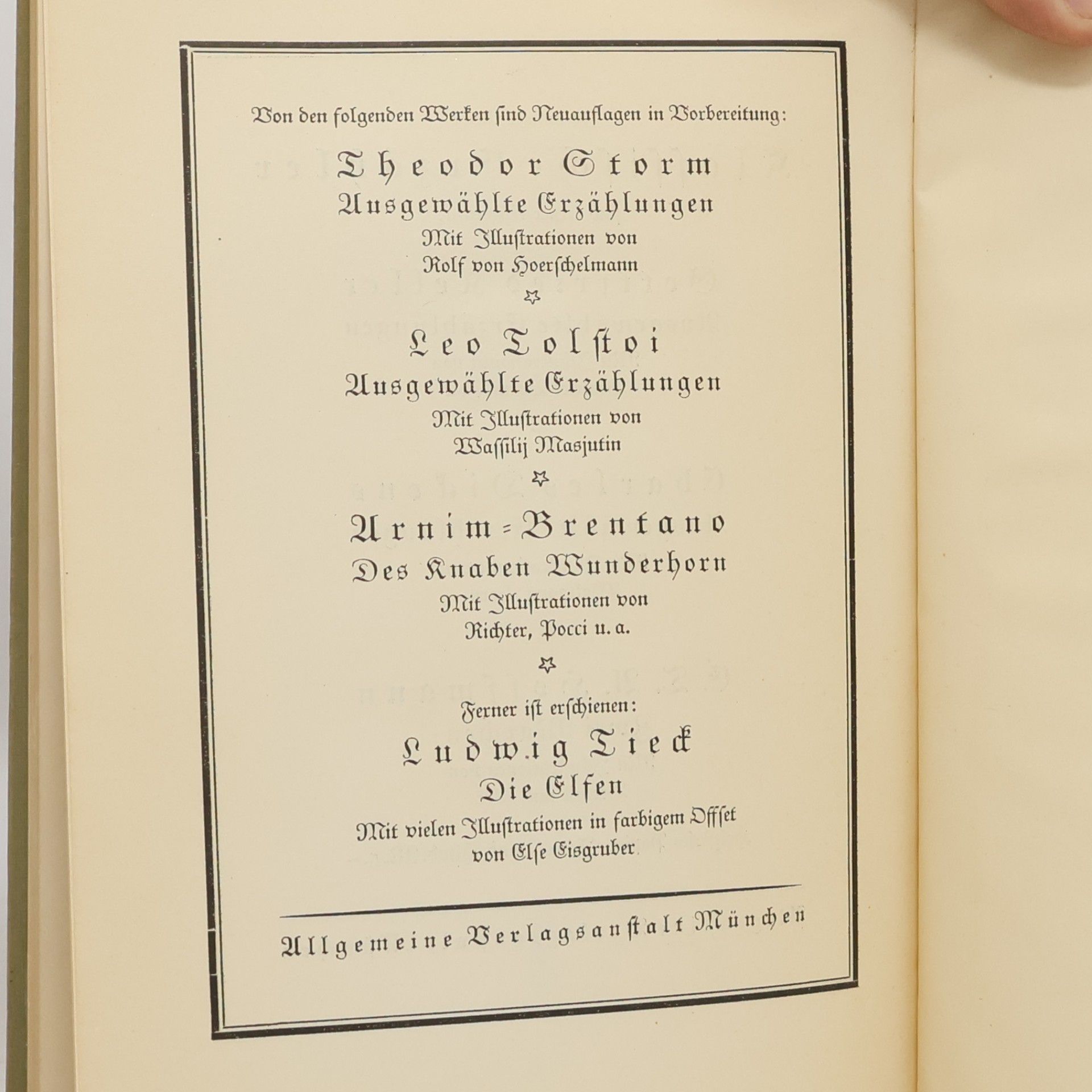 Johann Wolfgang von Goethe Ausgewählte Erzählungen