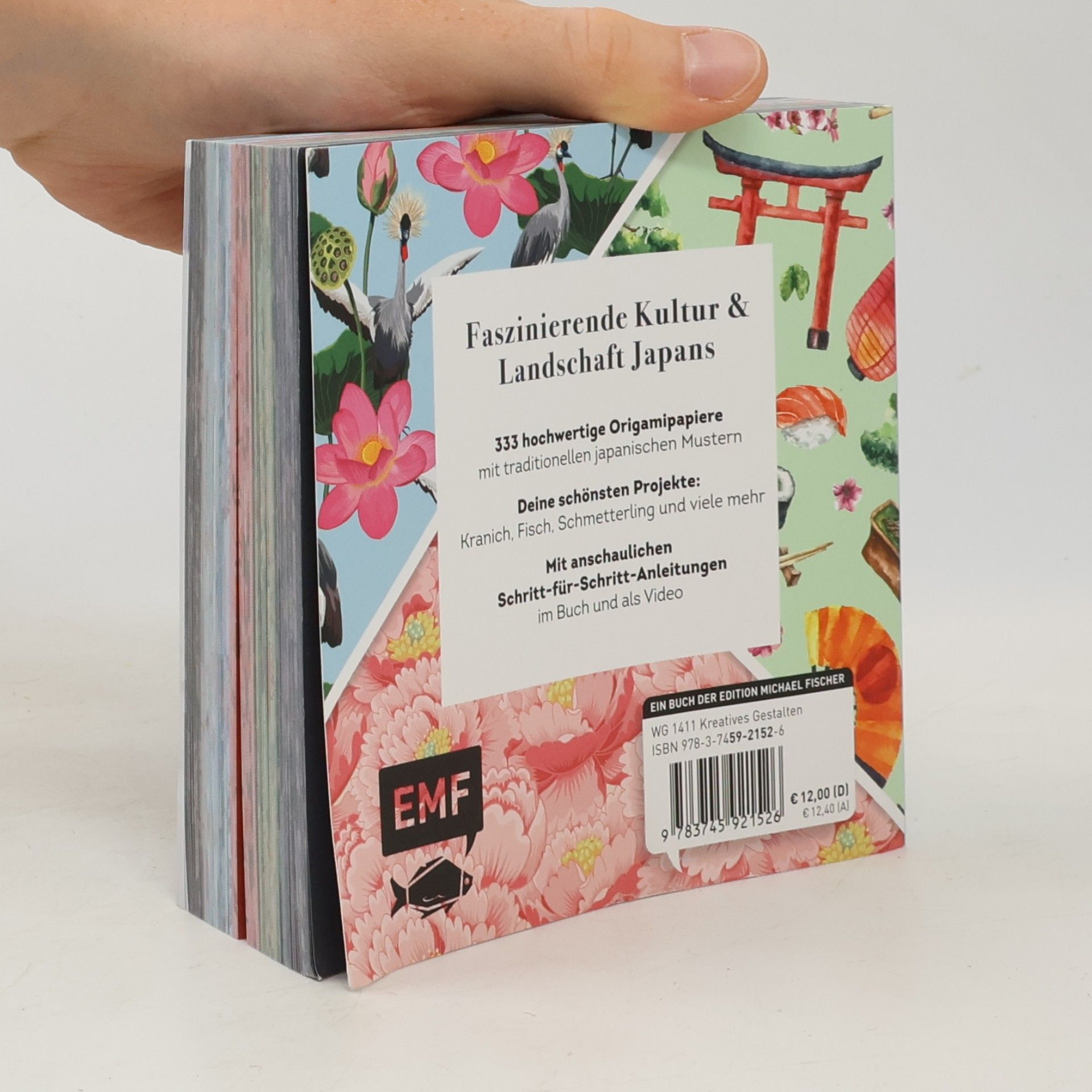 Edition Michael Fischer 333 Origami - Japanischer Garten - Zauberschöne Papiere falten für Japan-Fans