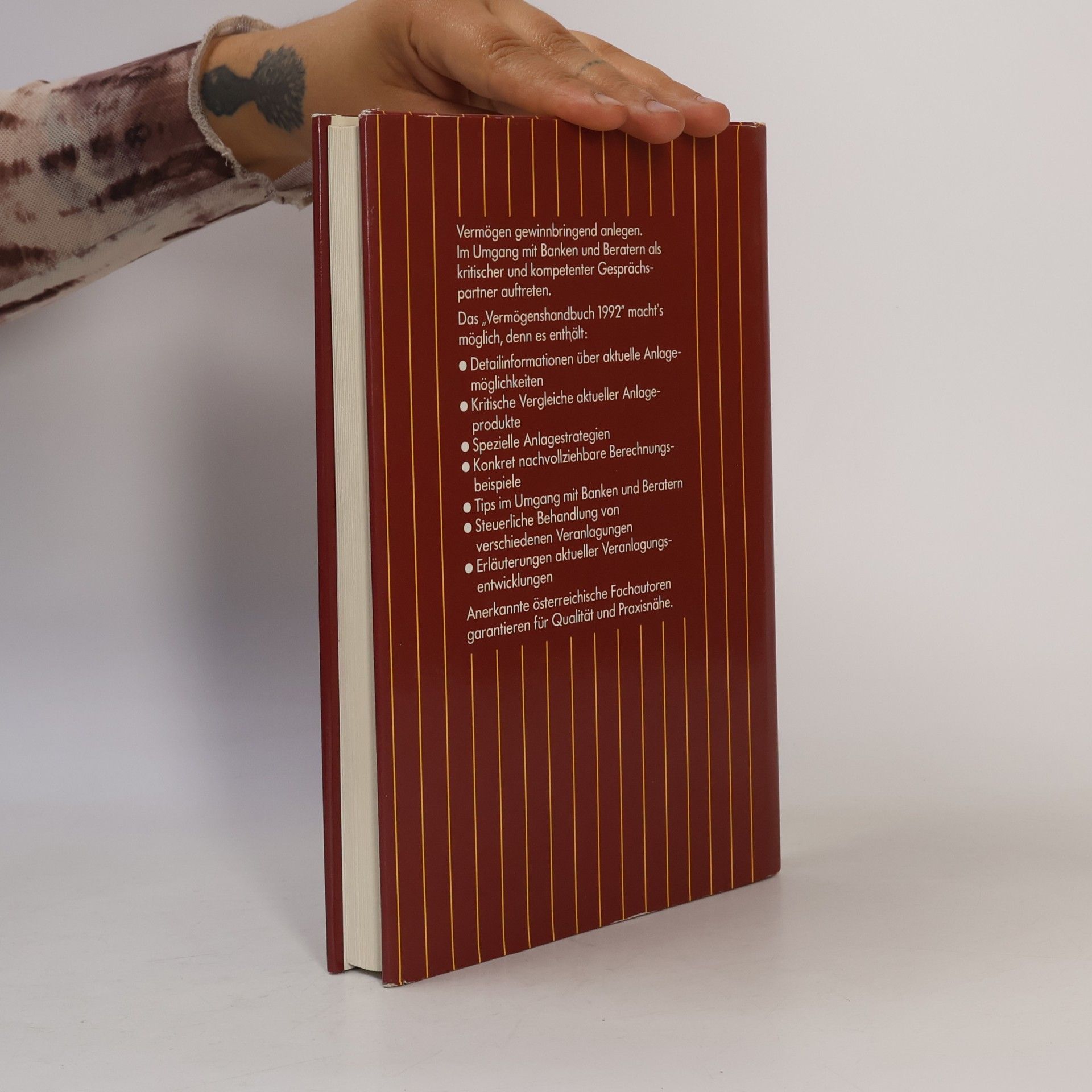 Various authors Vermögenshandbuch 1992