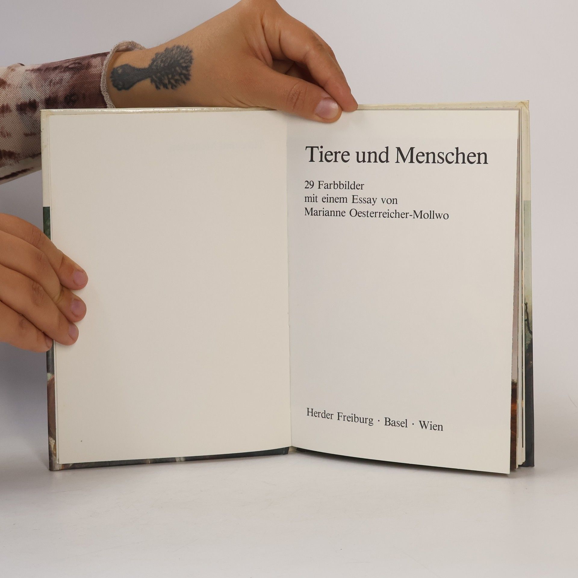 Marianne Oesterreicher-Mollwo Tiere und Menschen