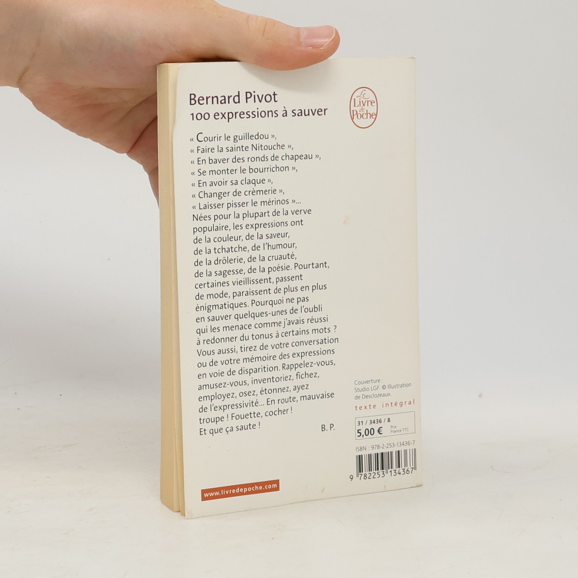 Bernard Pivot Le Livre de Poche: 100 expressions à sauver