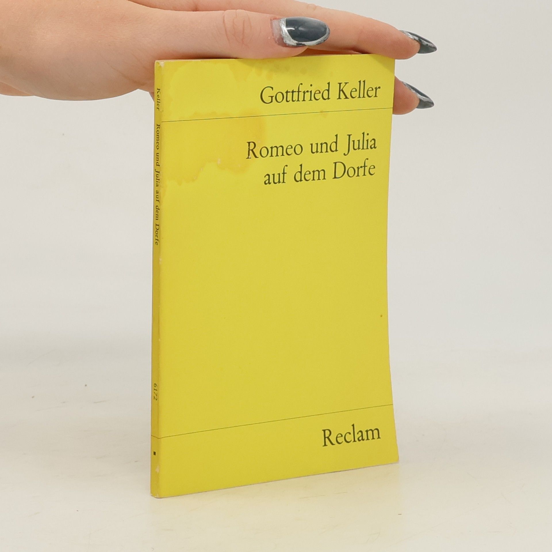 Gottfried Keller Romeo und Julia auf dem Dorfe