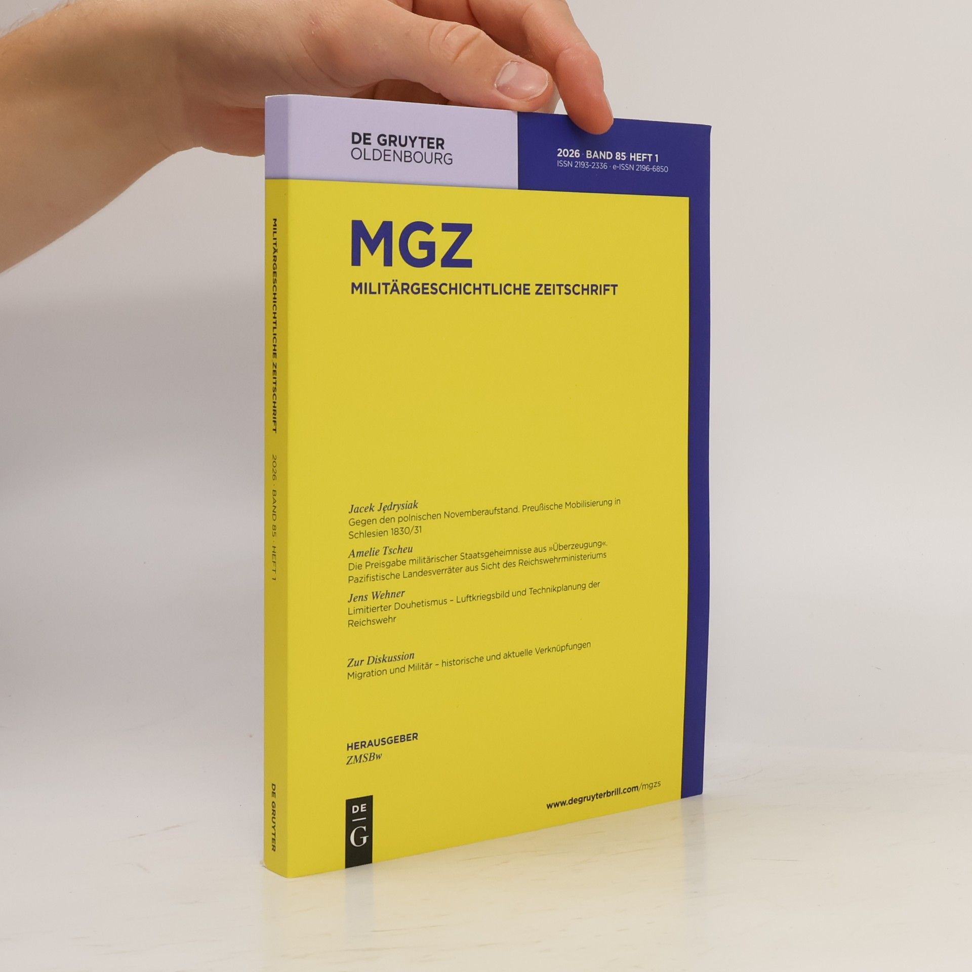 Kolektiv autorů MGZ Militärgeschichtliche Zeitschrift