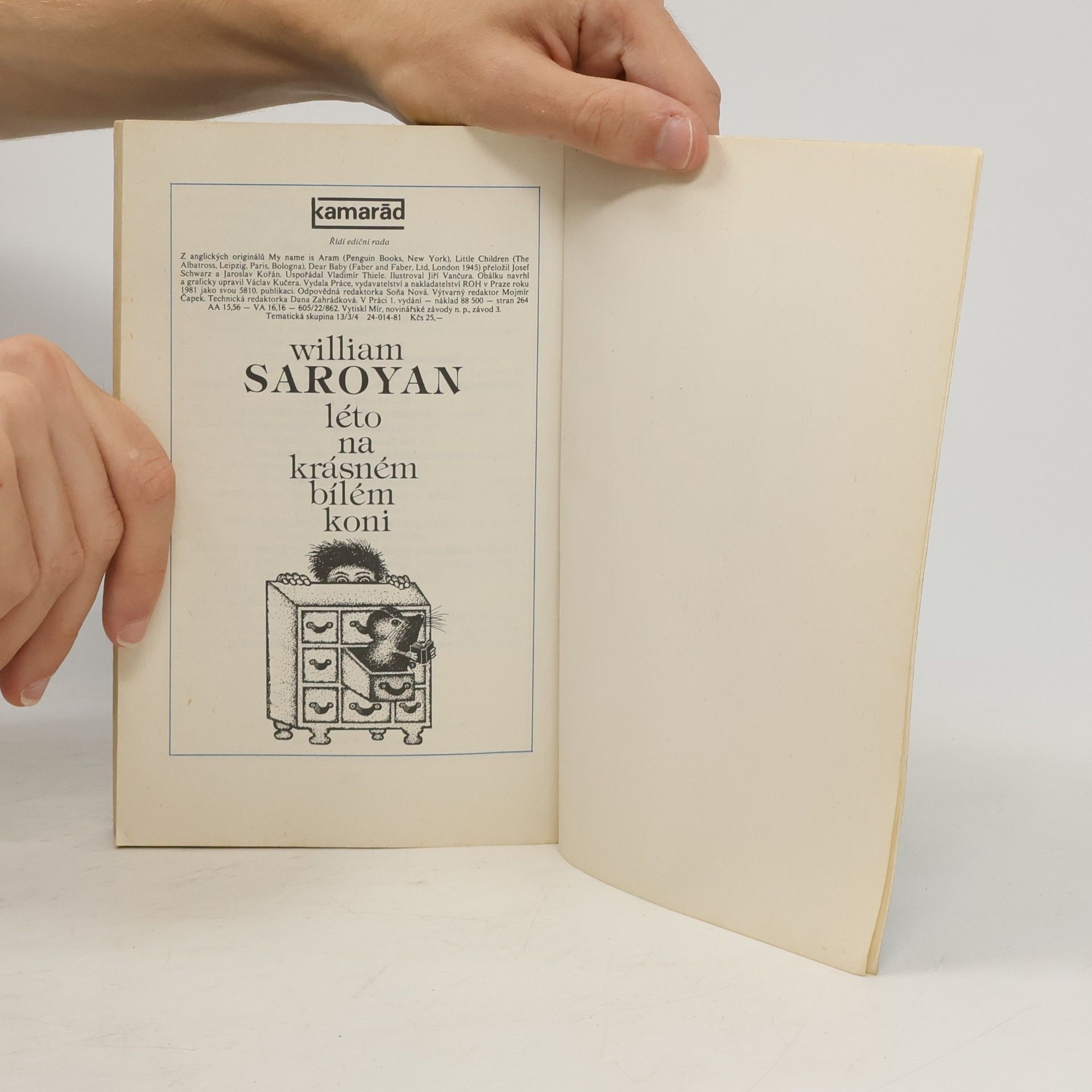 William Saroyan Léto na krásném bílém koni