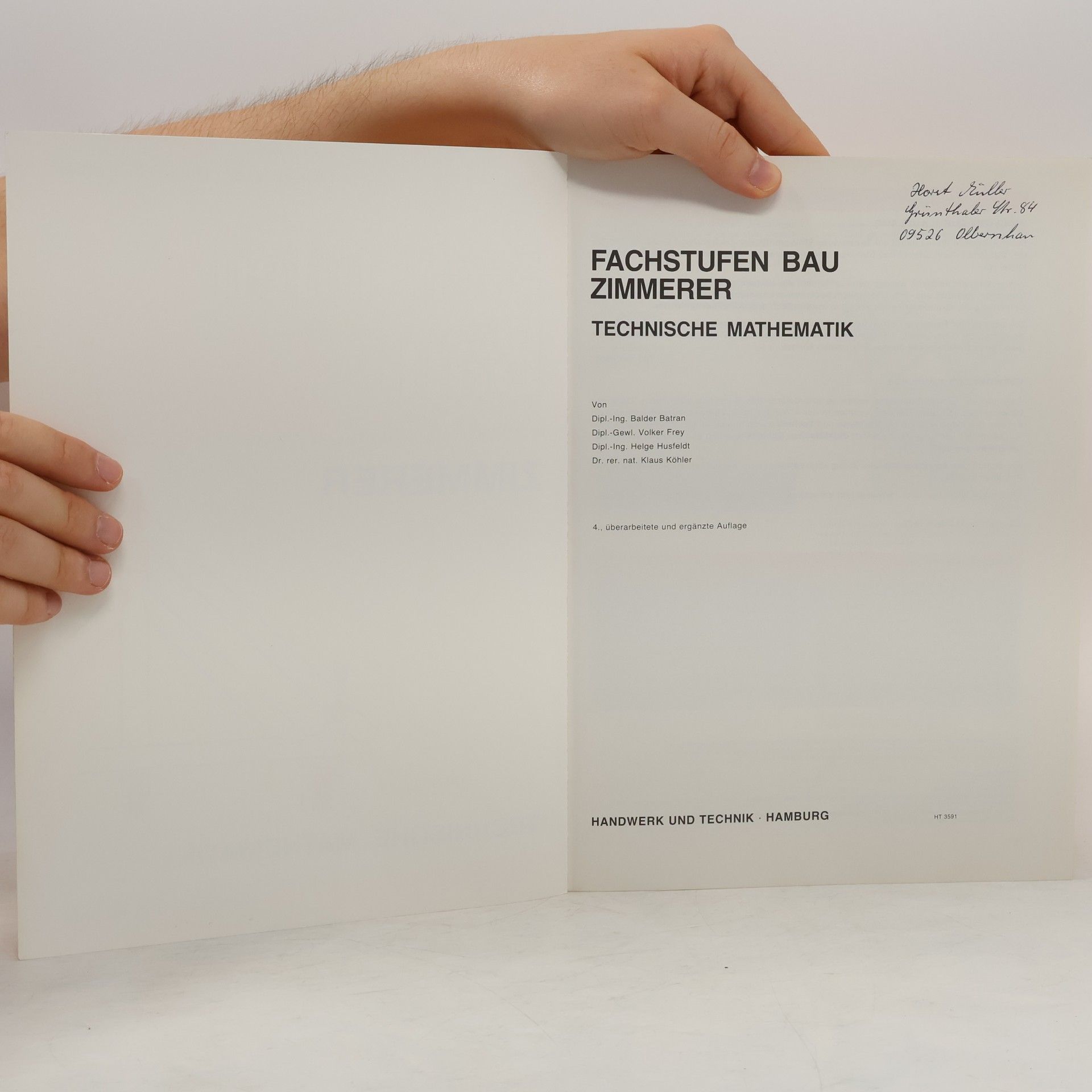 Balder Batran Fachstufen Bau, Ausbau - Zimmerer