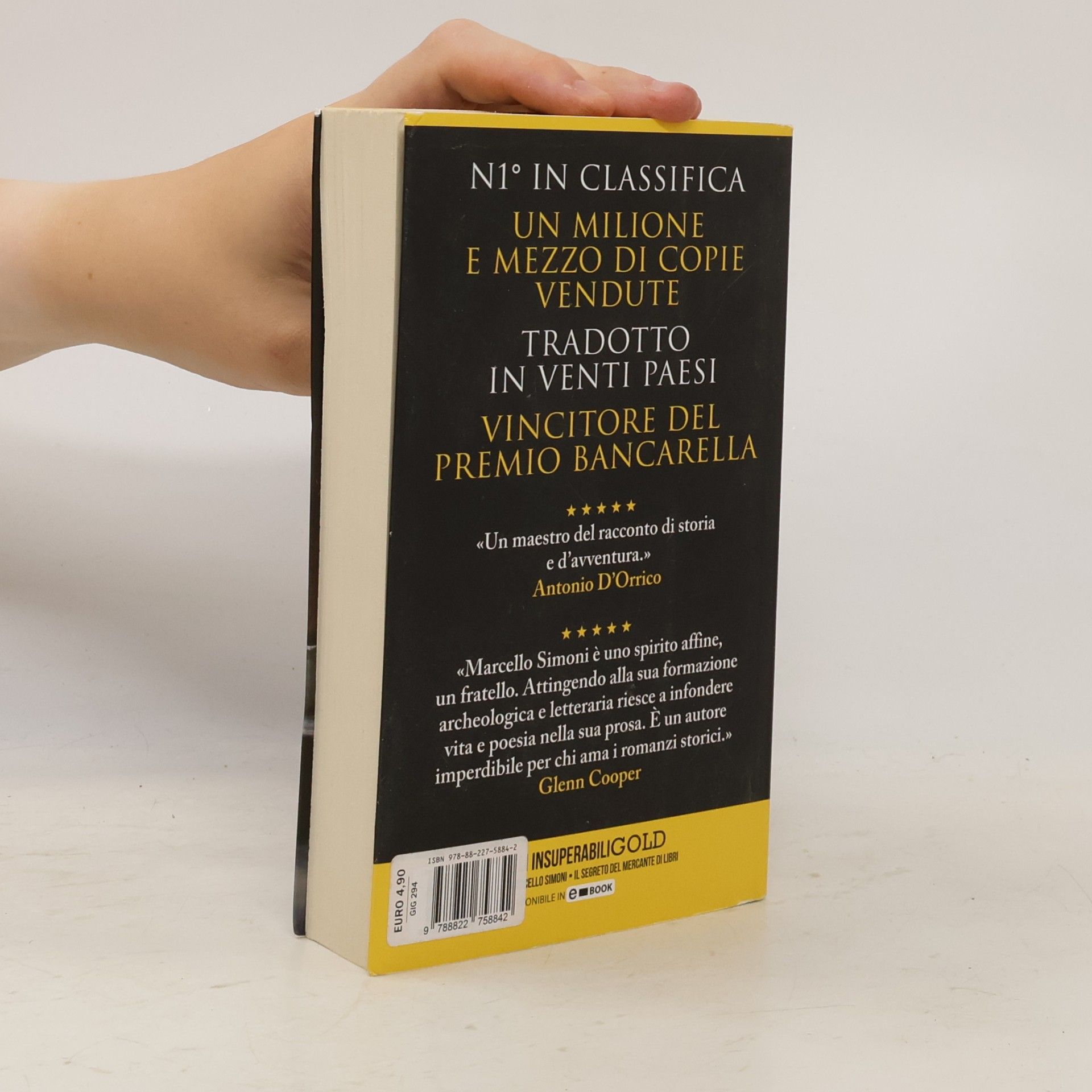 Marcello Simoni Gli insuperabili Gold: Il segreto del mercante di libri