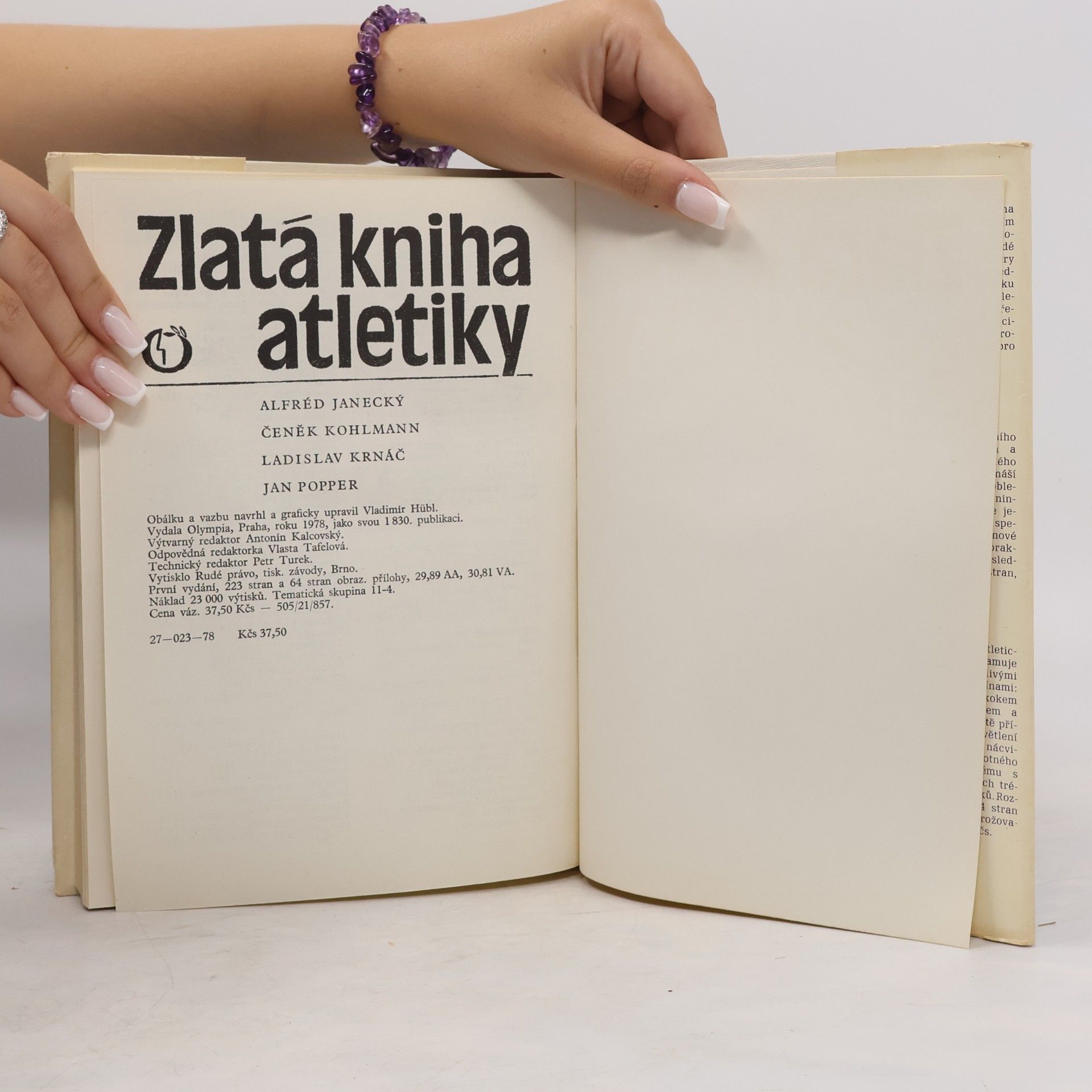 Alfred Janecký Zlatá kniha atletiky