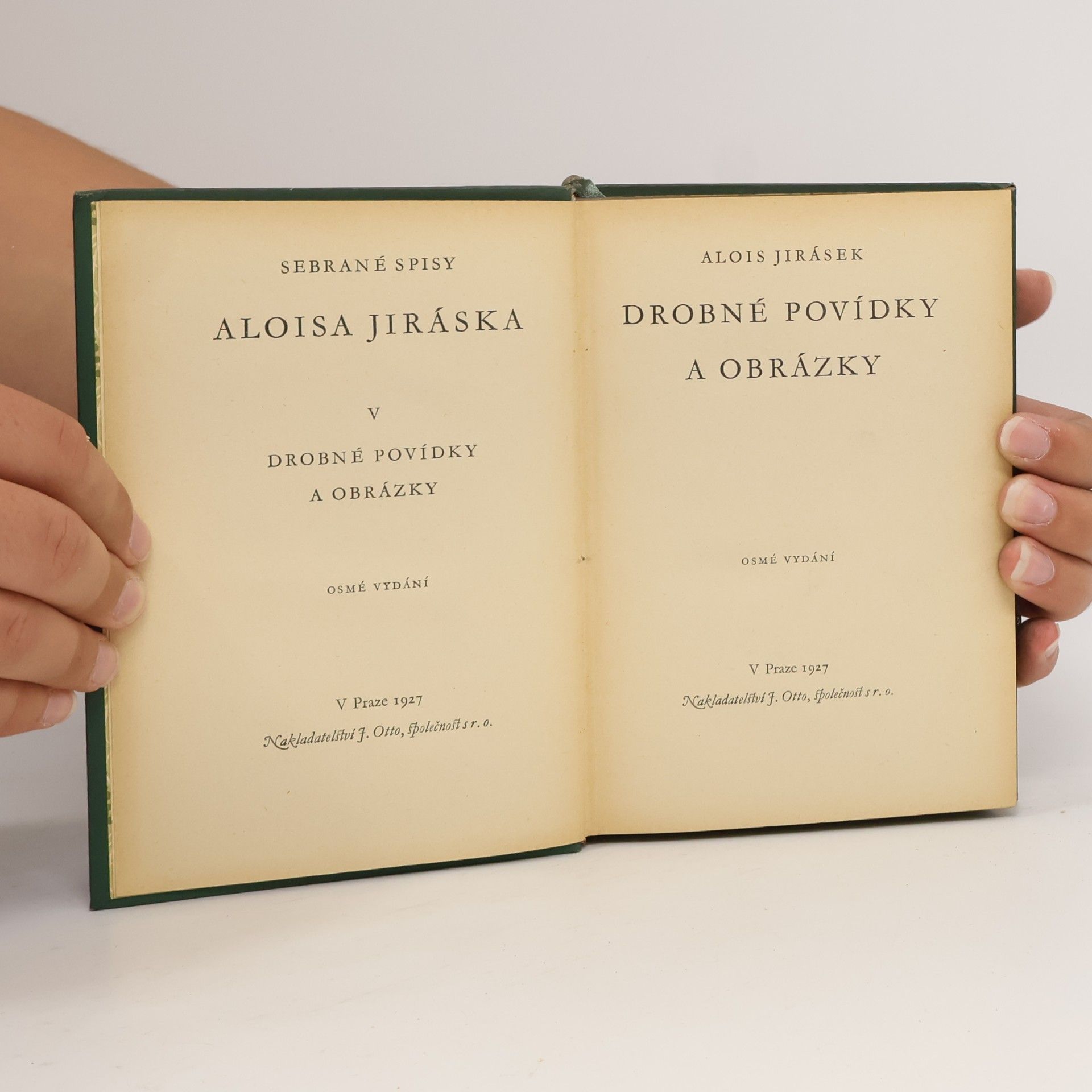 Alois Jirásek Drobné povídky a obrázky