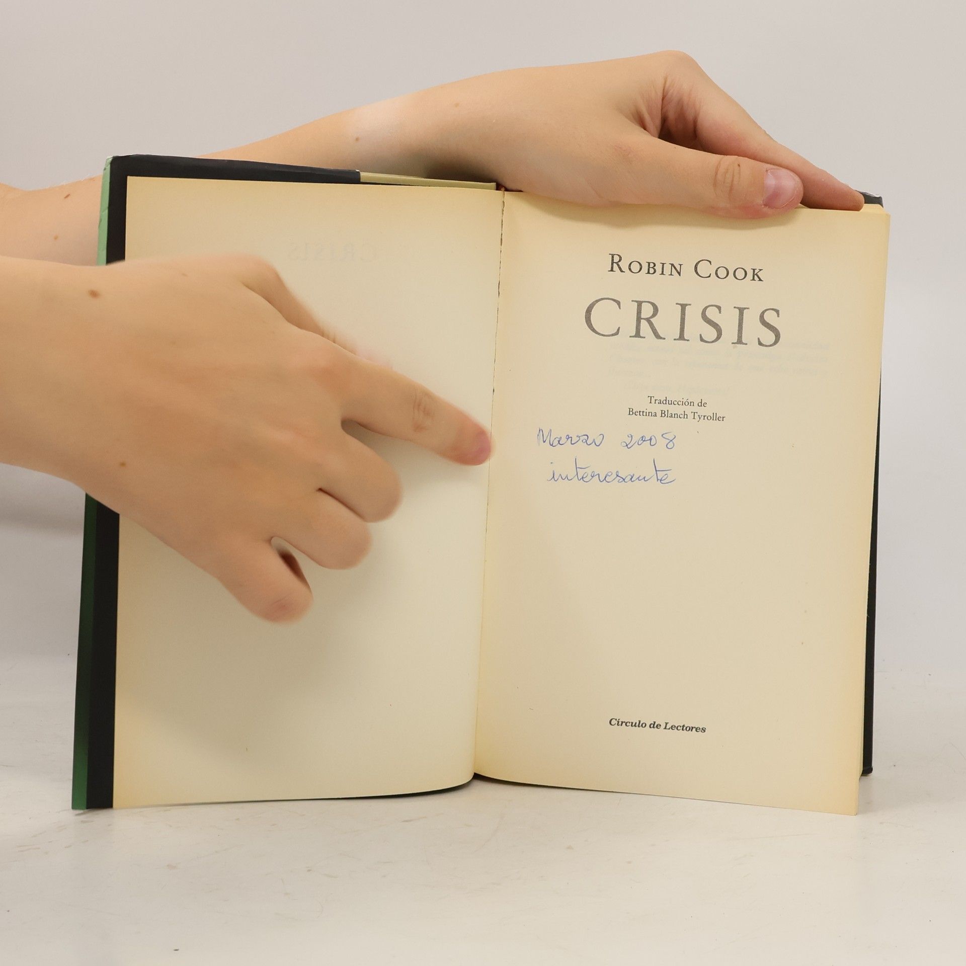 Robin Cook Crisis
