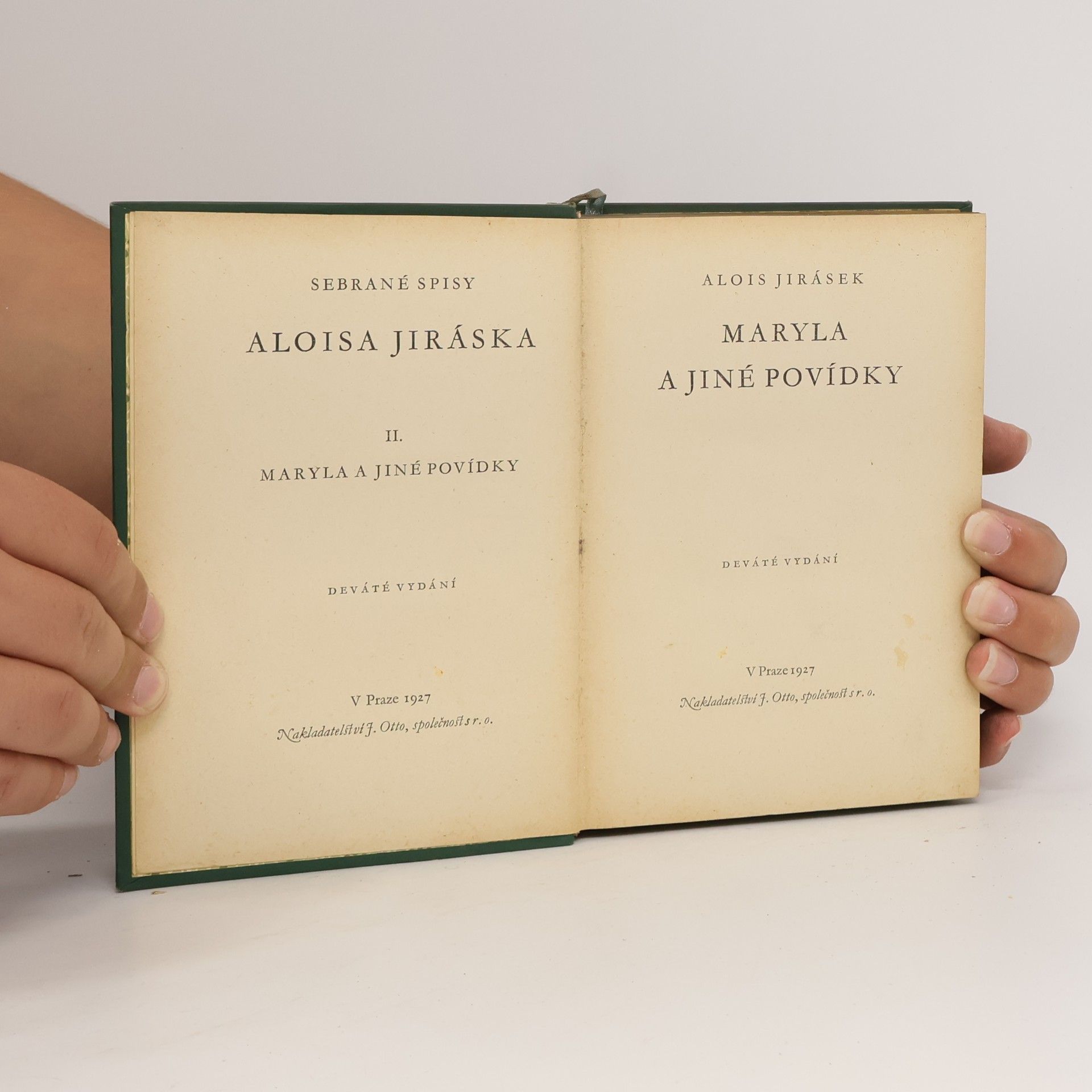 Alois Jirásek Sebrané spisy Aloisa Jiráska Maryla a jiné povídky