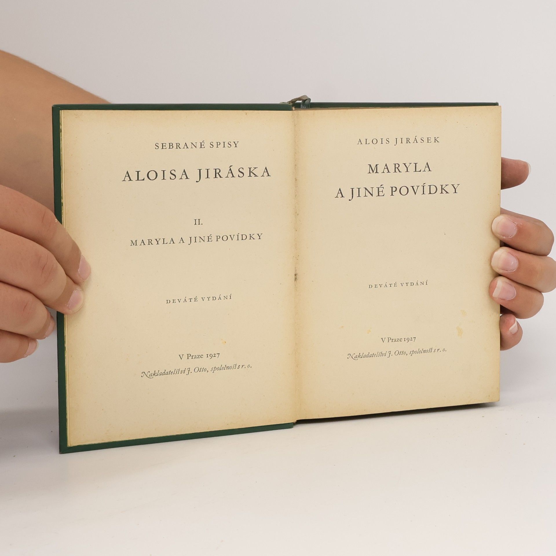 Alois Jirásek Sebrané spisy Aloisa Jiráska Maryla a jiné povídky