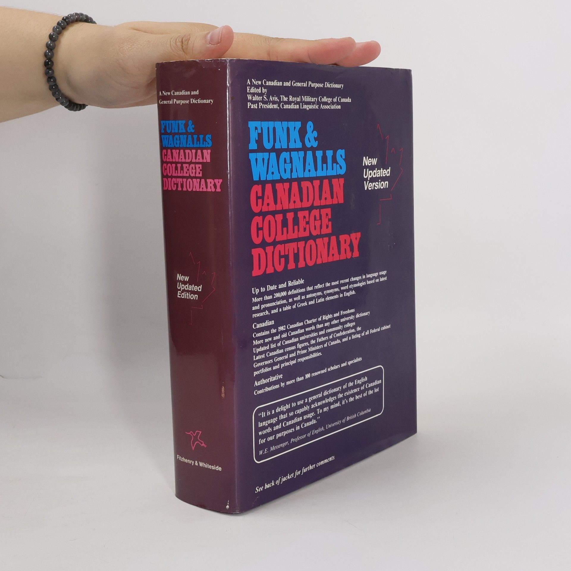 W.E. Messenger Funk and Wagnall's Canadian College Dictionary - New Updated Edition