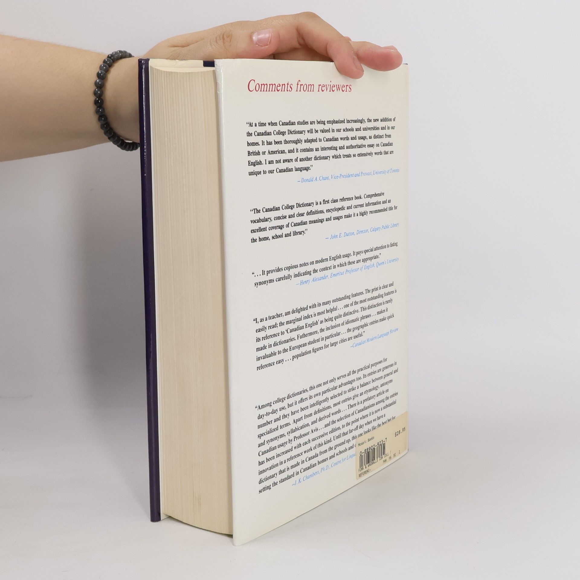 Walter S. Avis Funk and Wagnall's Canadian College Dictionary - New Updated Edition
