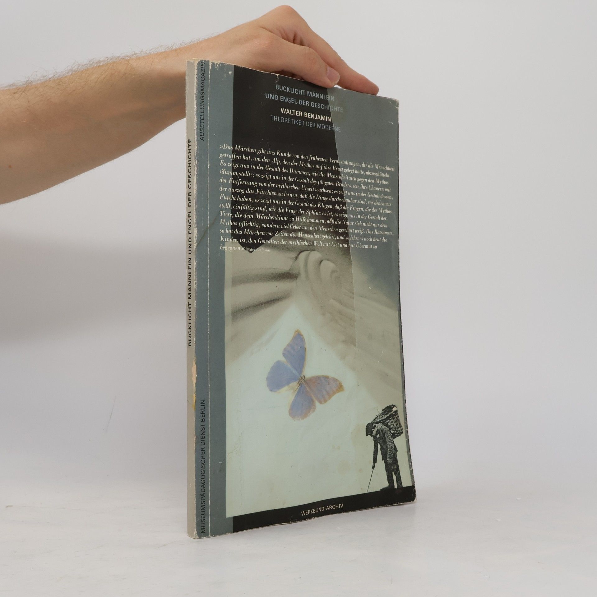 Oliver Bätz Bucklicht Männlein und Engel der Geschichte, Walter Benjamin, Theoretiker der Moderne
