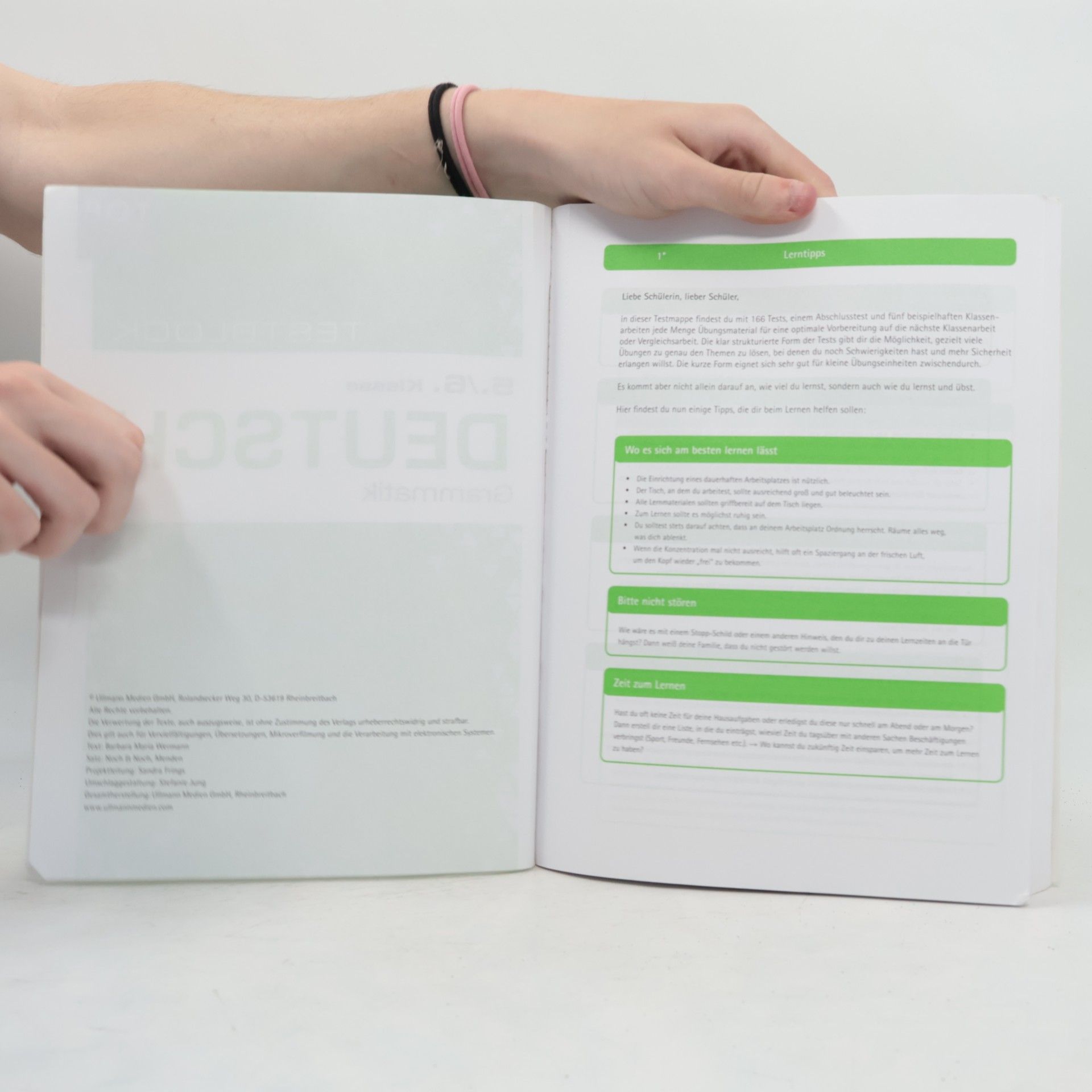 AA.VV. Deutsch Grammatik 5. 6. KLasse Testblock
