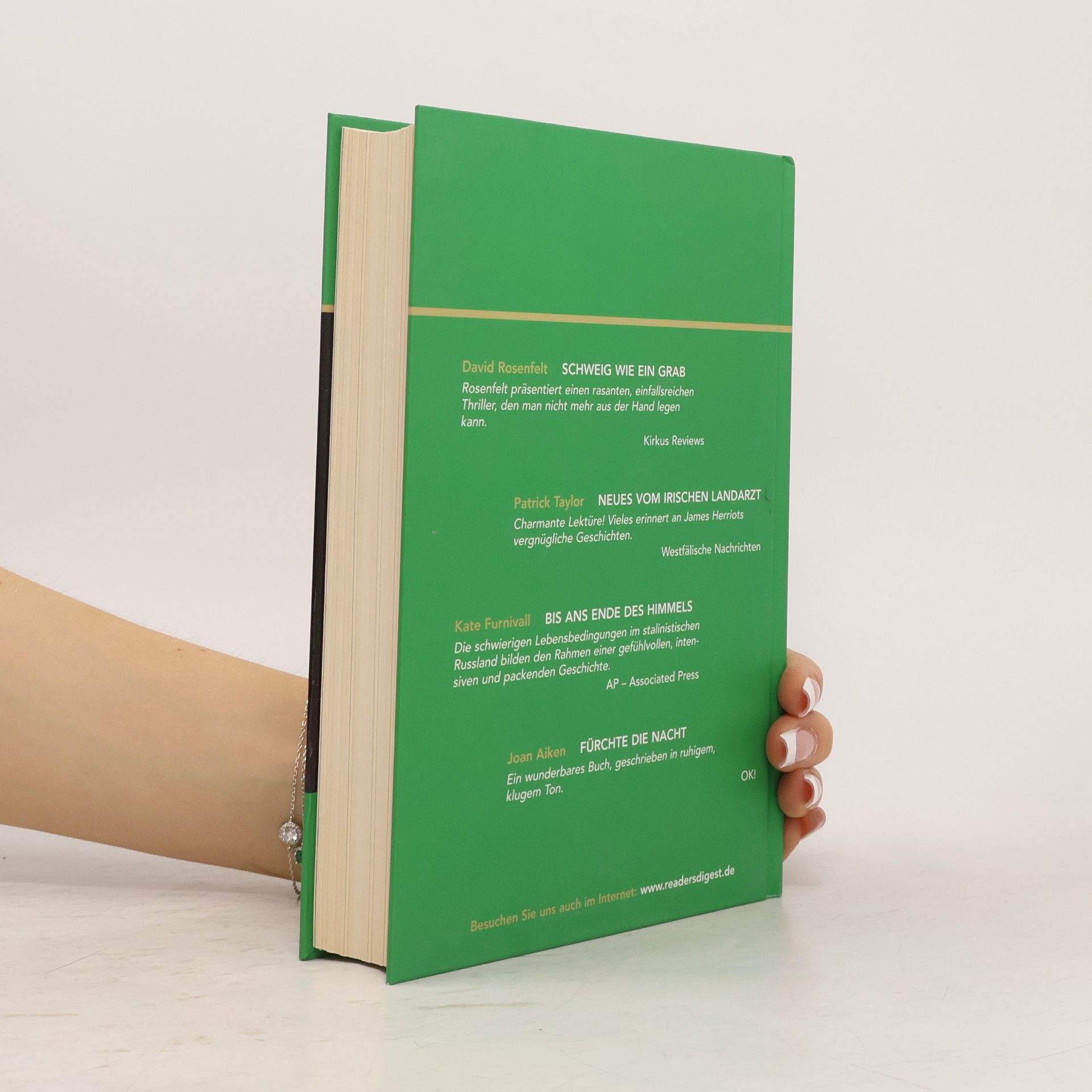 David Rosenfelt Reader's Digest Auswahlbücher: Schweig wie ein Grab. Neues vom Irischen Landarzt. Bis ans ende des Himmels. Fürchte die Nacht